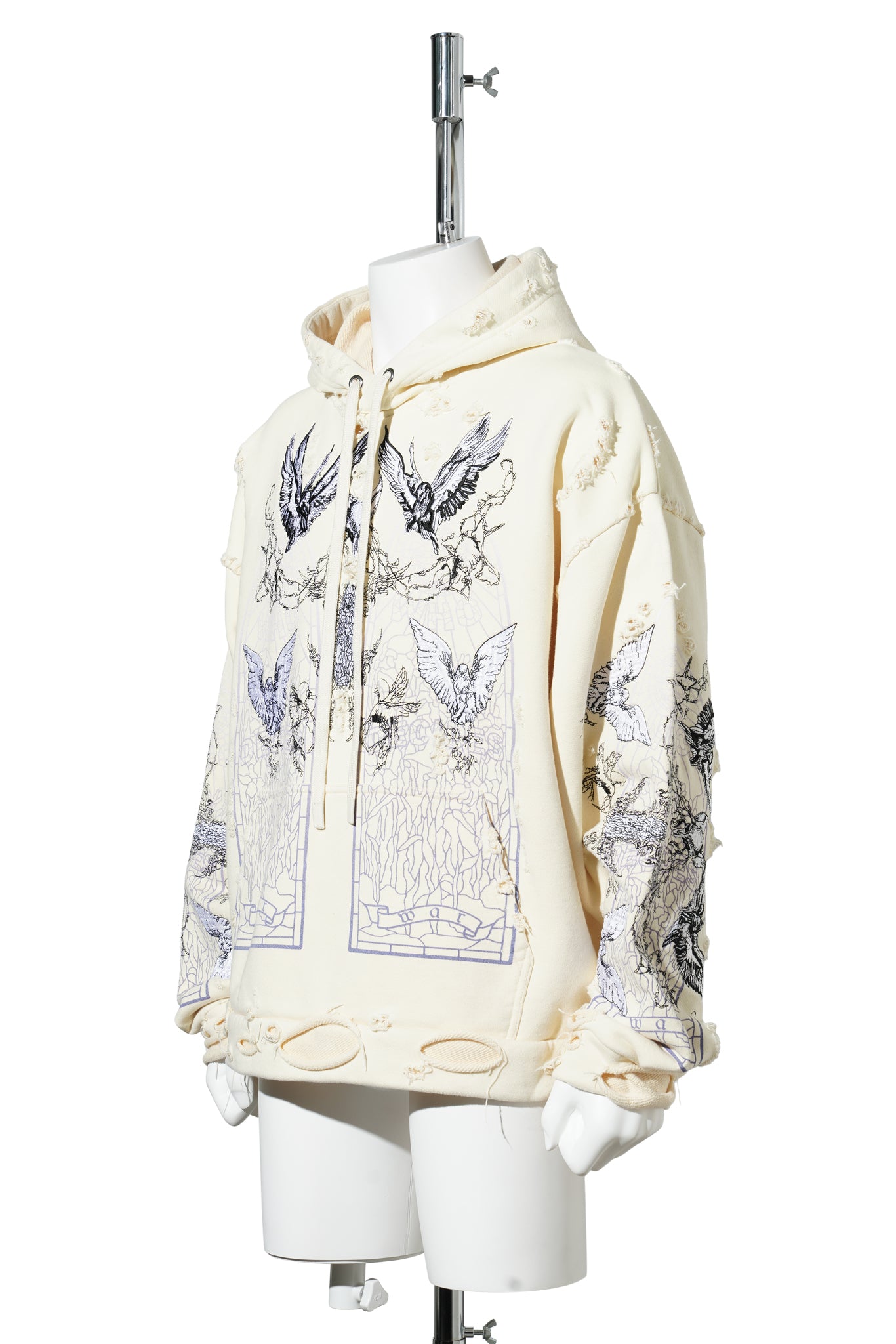 ASCENSION HOODED PULLOVER / CLOUD
