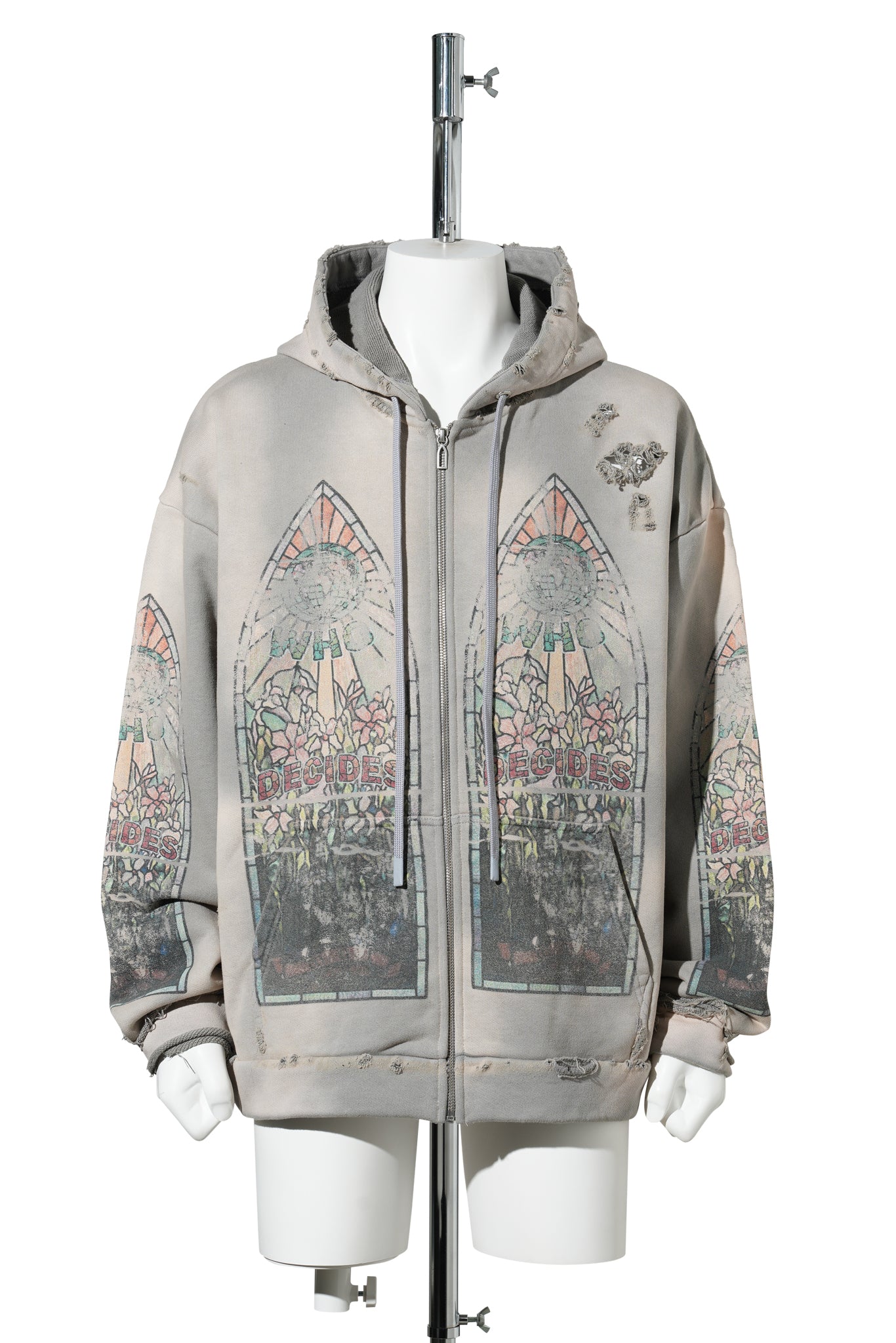 FADED ZIP UP / VINTAGE GREY