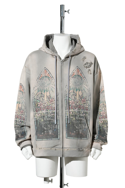 FADED ZIP UP / VINTAGE GREY