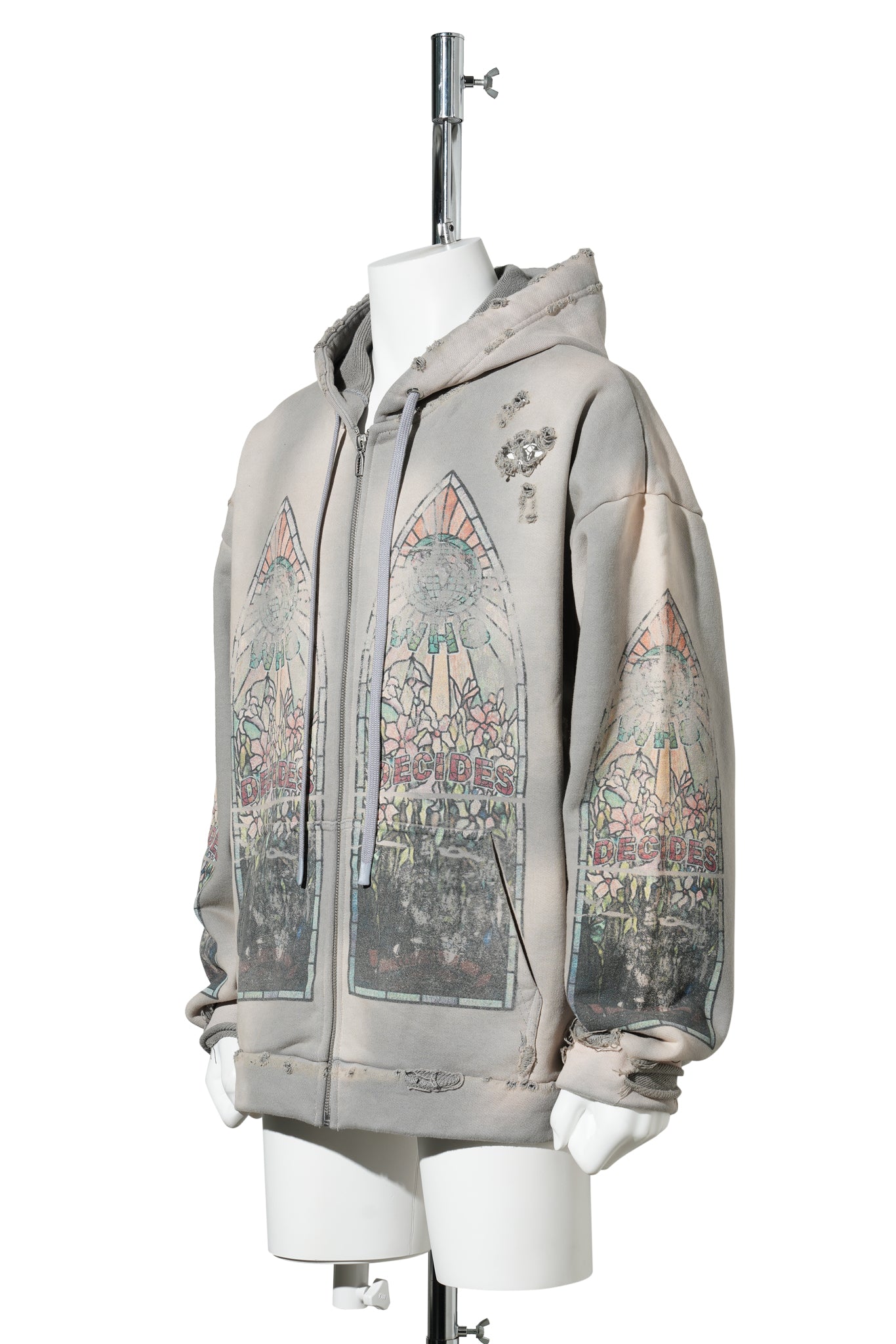 FADED ZIP UP / VINTAGE GREY