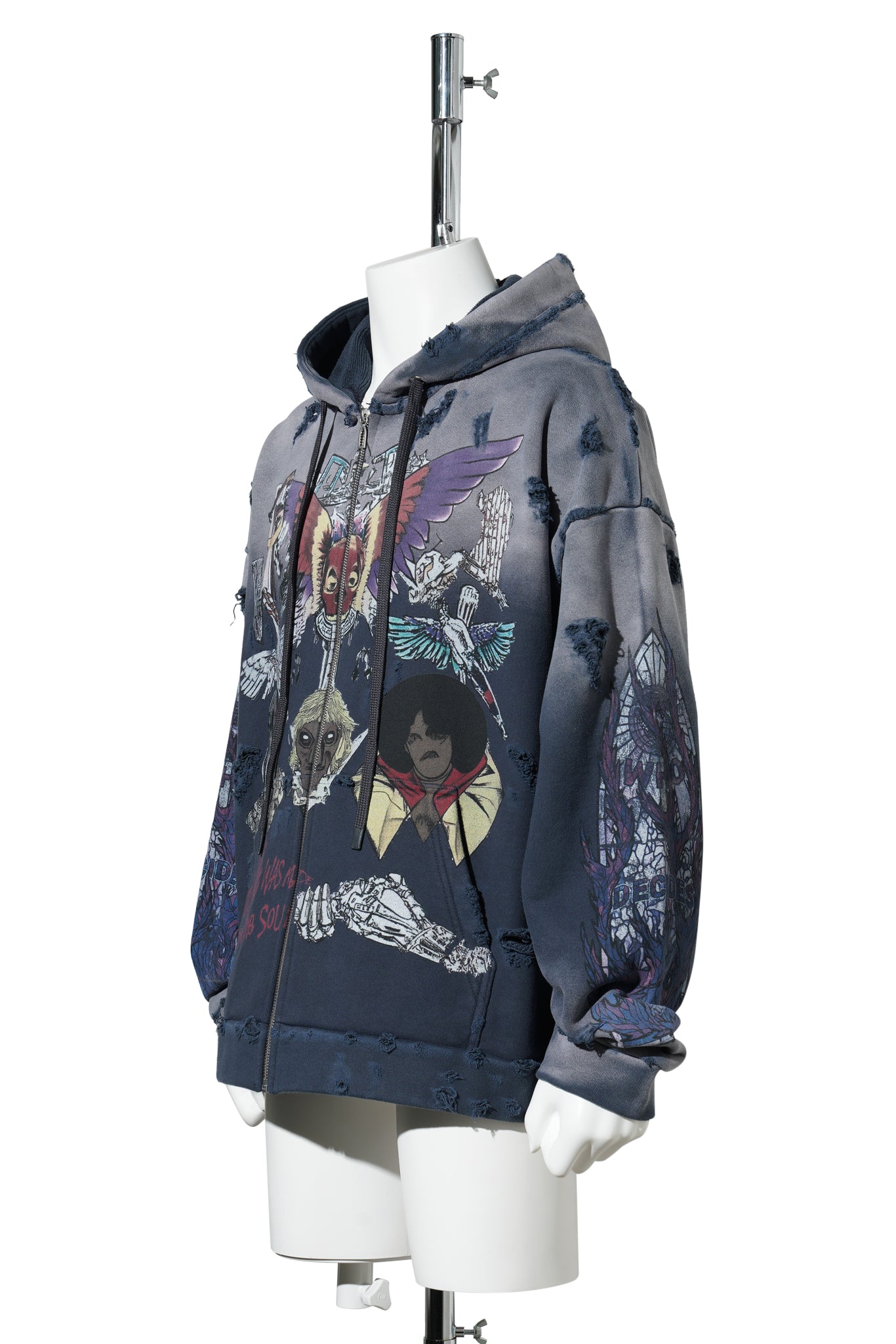 STAR ZIP UP / LAVENDER/MULTI