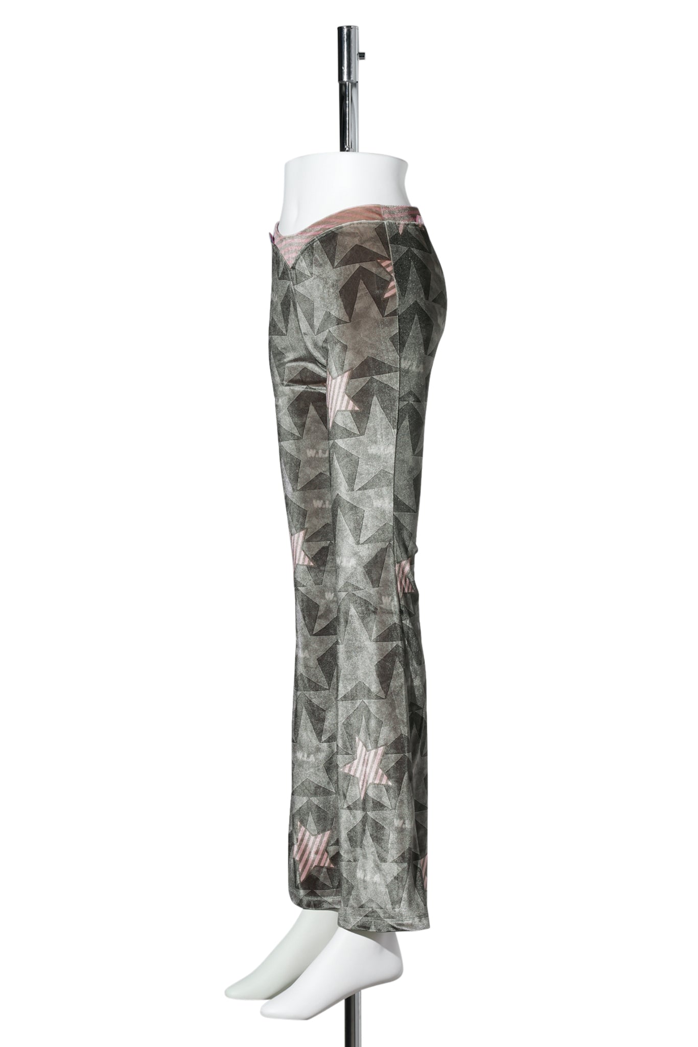 SMASHED VELOUR PANTS 400 / GREY