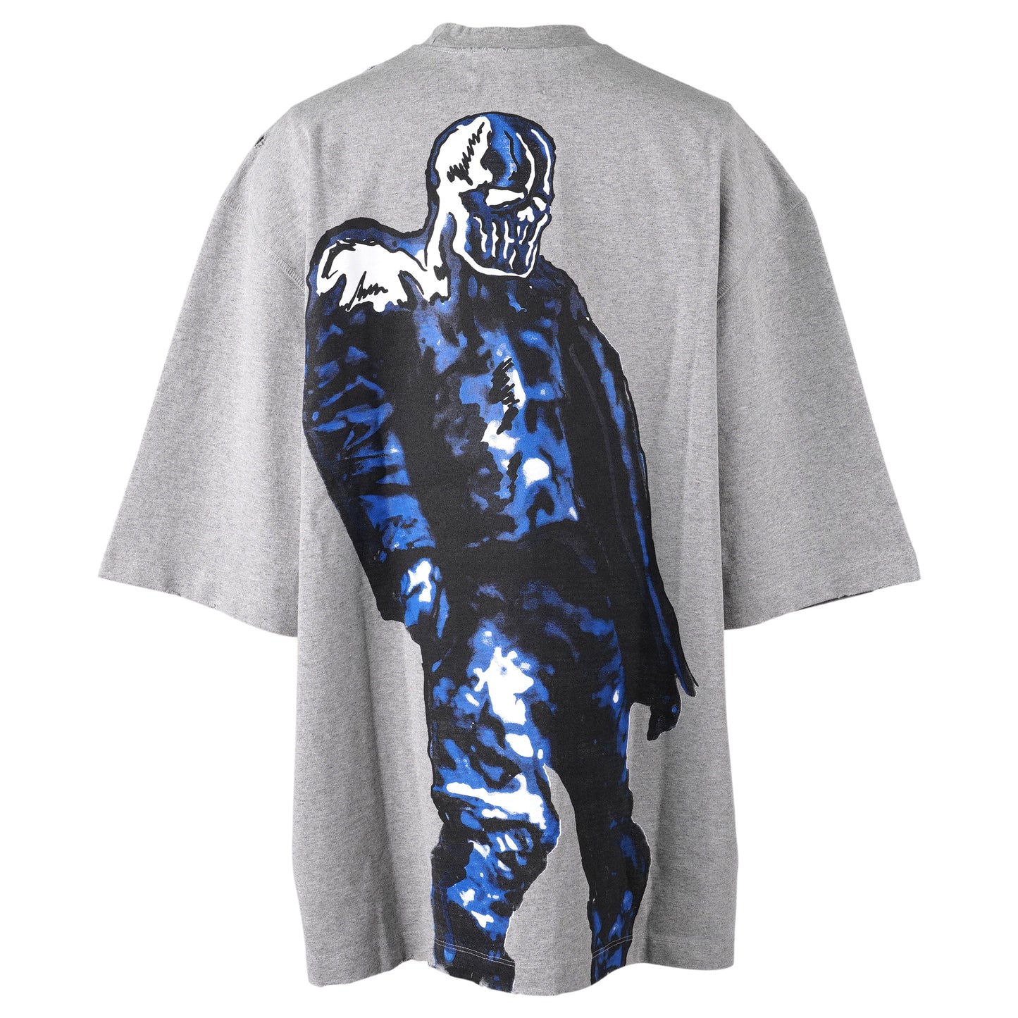 BLUE STATUE T-SHIRT / GRAY