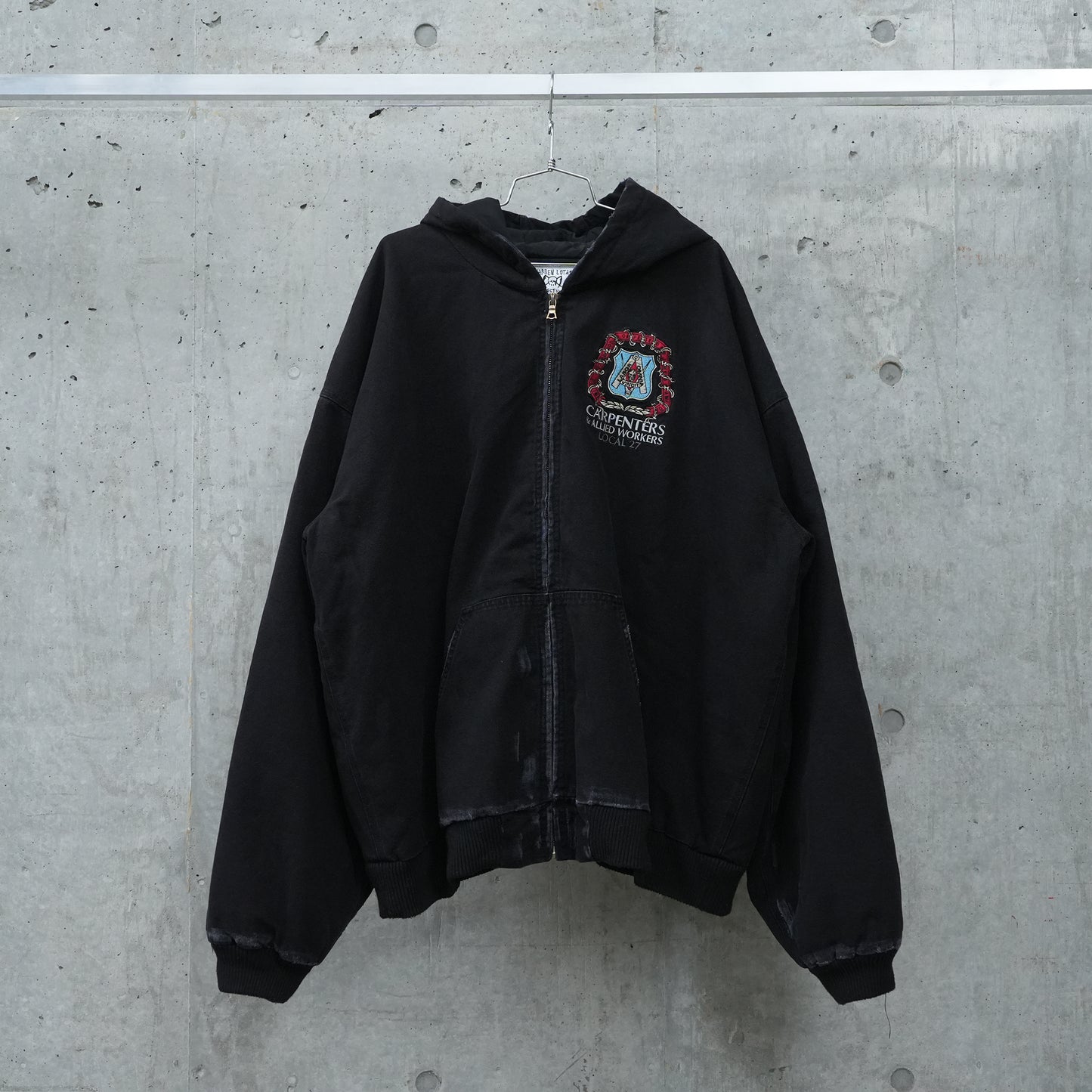 CARPENTER'S UNION WORK JACKET / BLACK