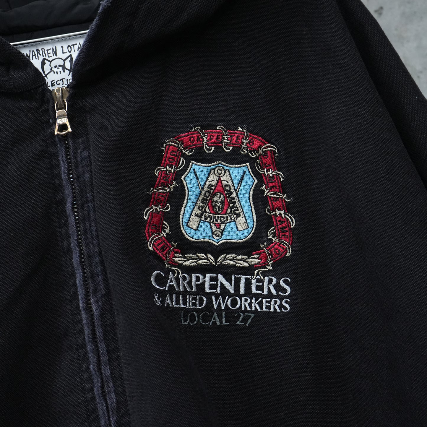 CARPENTER'S UNION WORK JACKET / BLACK