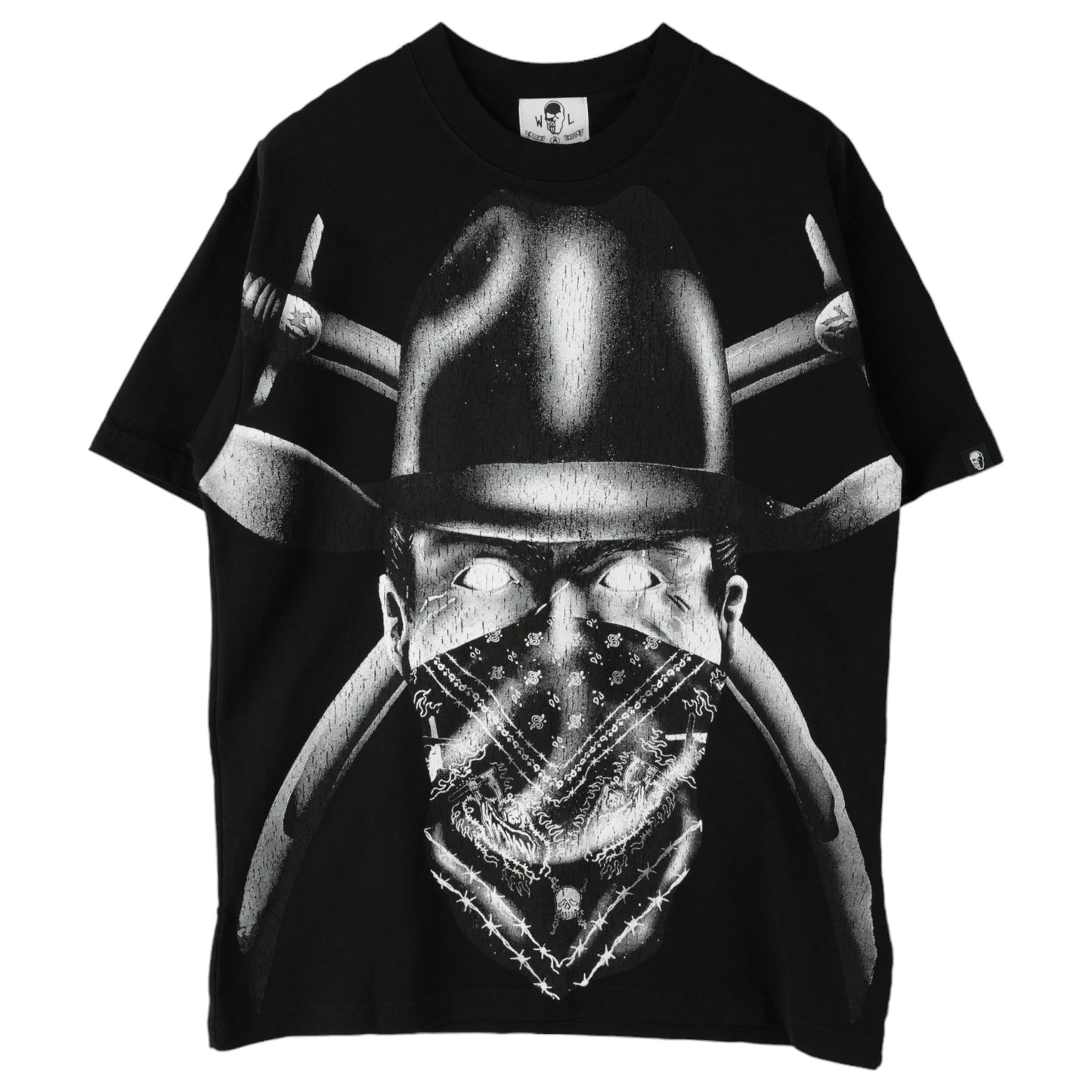 SCARRED BANDIT T-SHIRT / BLACK