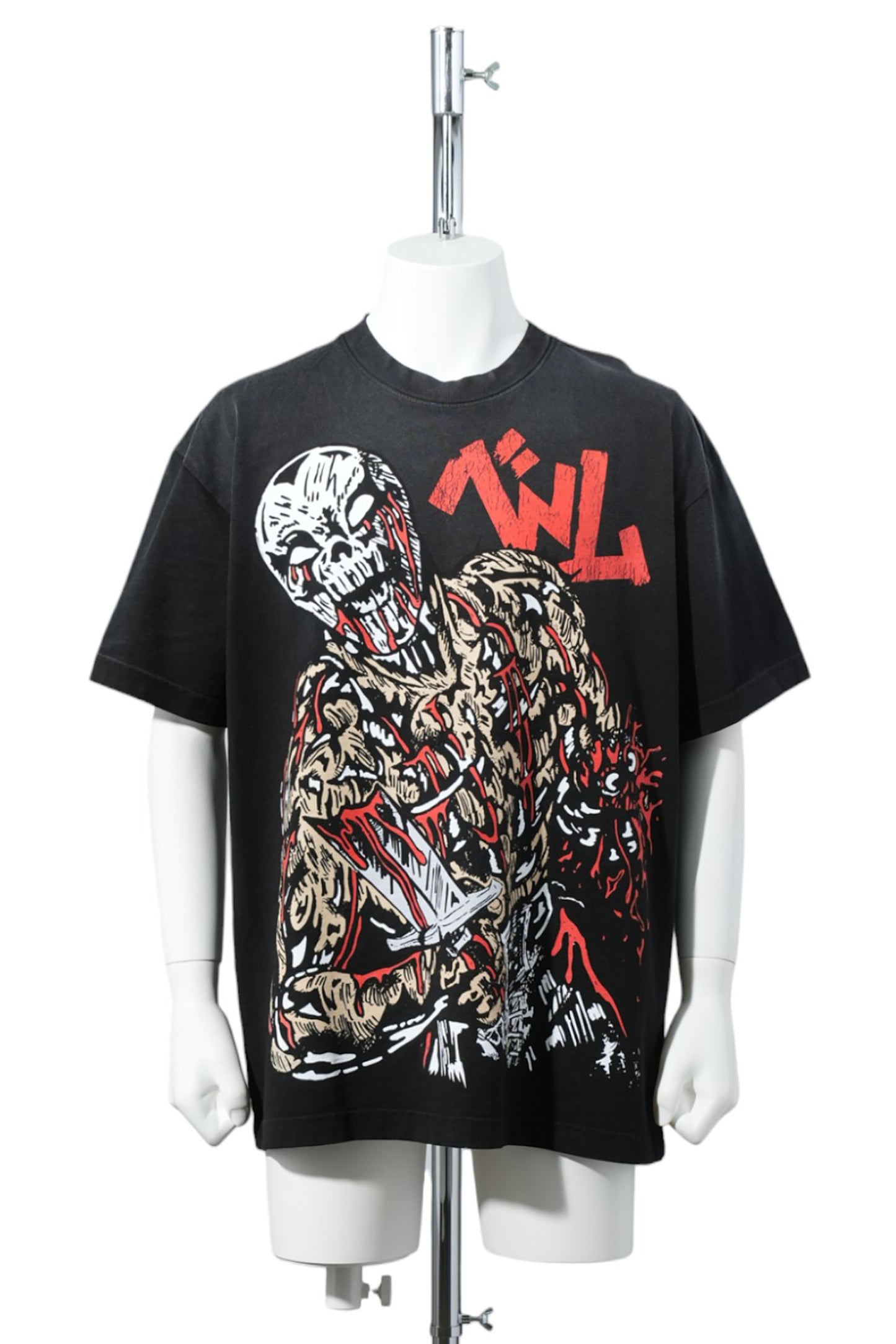 BROKEN SWORD T-SHIRT / SUNFADED BLACK