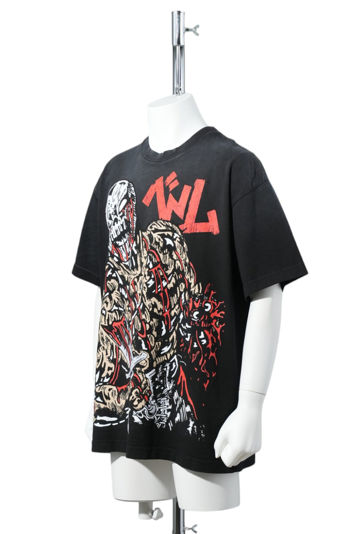 BROKEN SWORD T-SHIRT / SUNFADED BLACK
