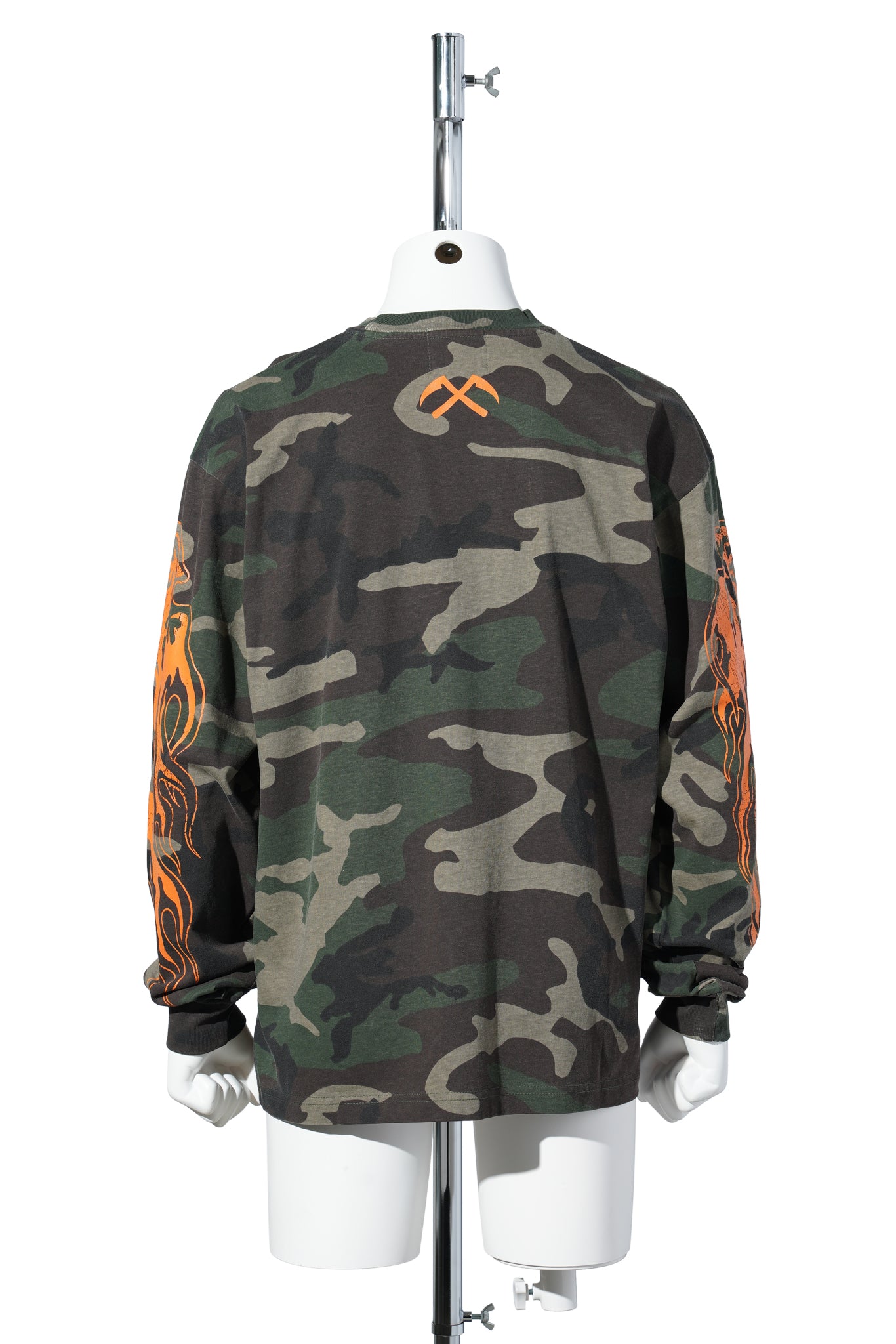 SERENITY REAPER STAPLE LONG SLEEVE T-SHIRT / WASHED WOODLAND CAMO