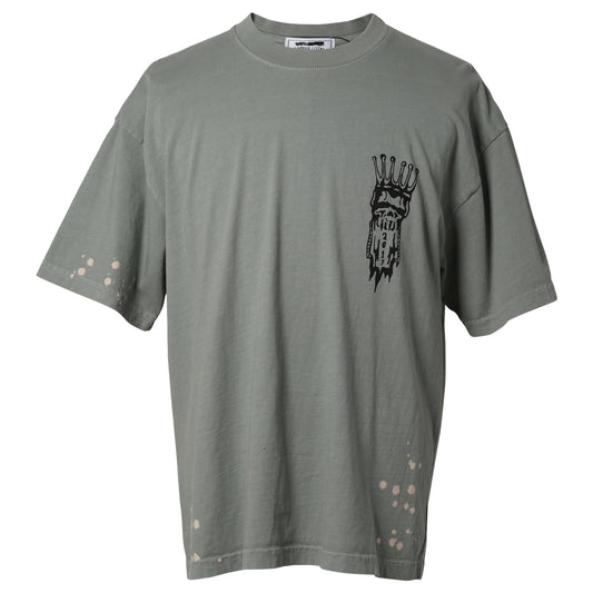 DARK FEAST T-SHIRT / MOSS GREY