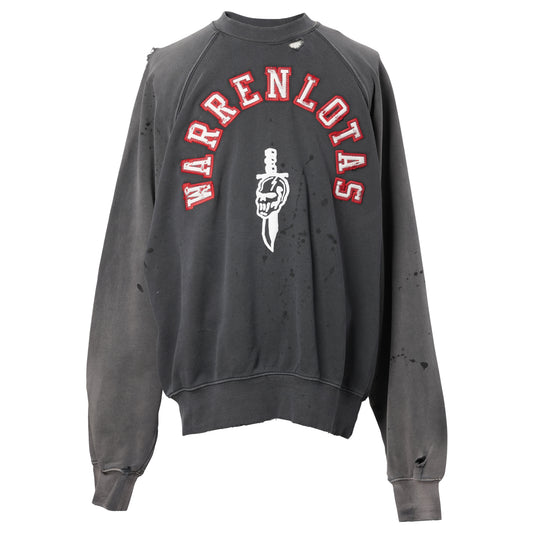 RAGLAN CREWNECK / BLACK