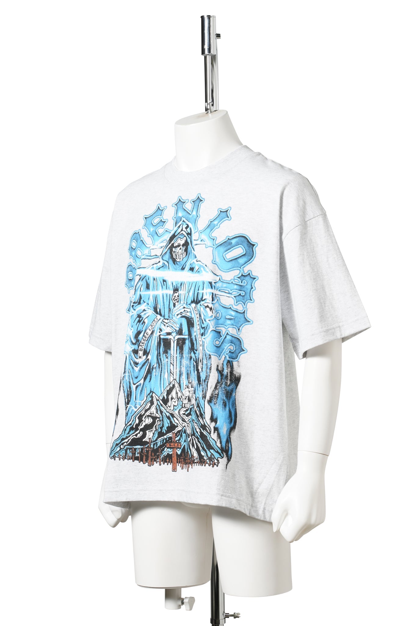 MOUNTAIN CEMETERY T-SHIRT / HEATHER GREY