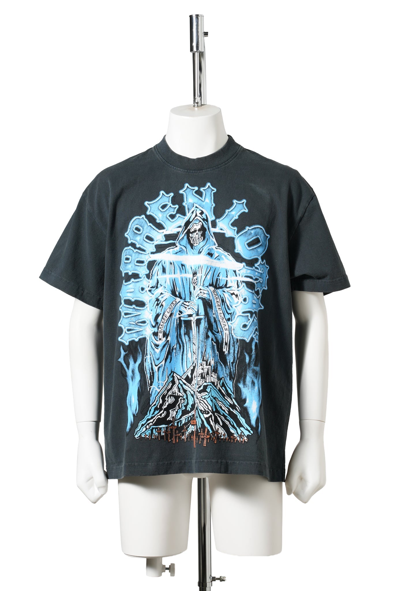 MOUNTAIN CEMETERY T-SHIRT / VINTAGE BLACK