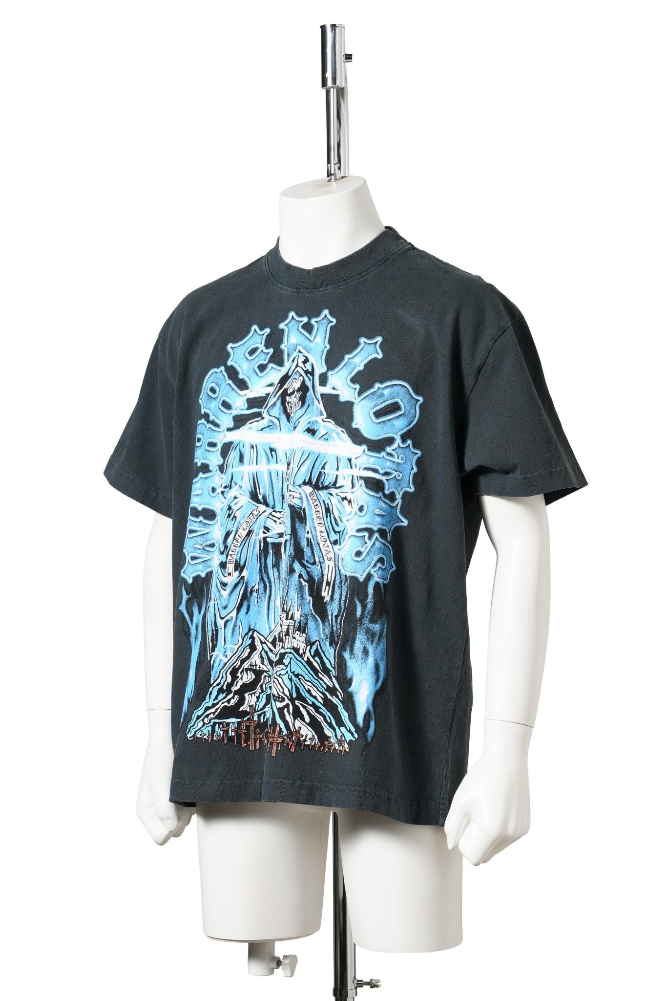 MOUNTAIN CEMETERY T-SHIRT / VINTAGE BLACK