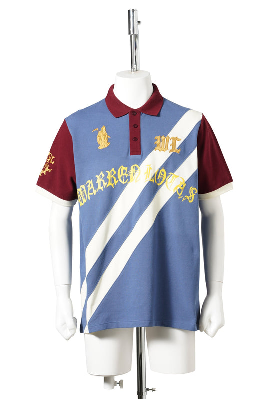 REAPER ACADEMY POLO / BLUE/CREAM/BURGUNDY