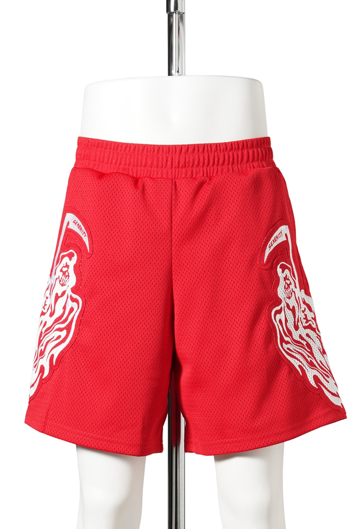 SERENITY MESH SHORTS / RED