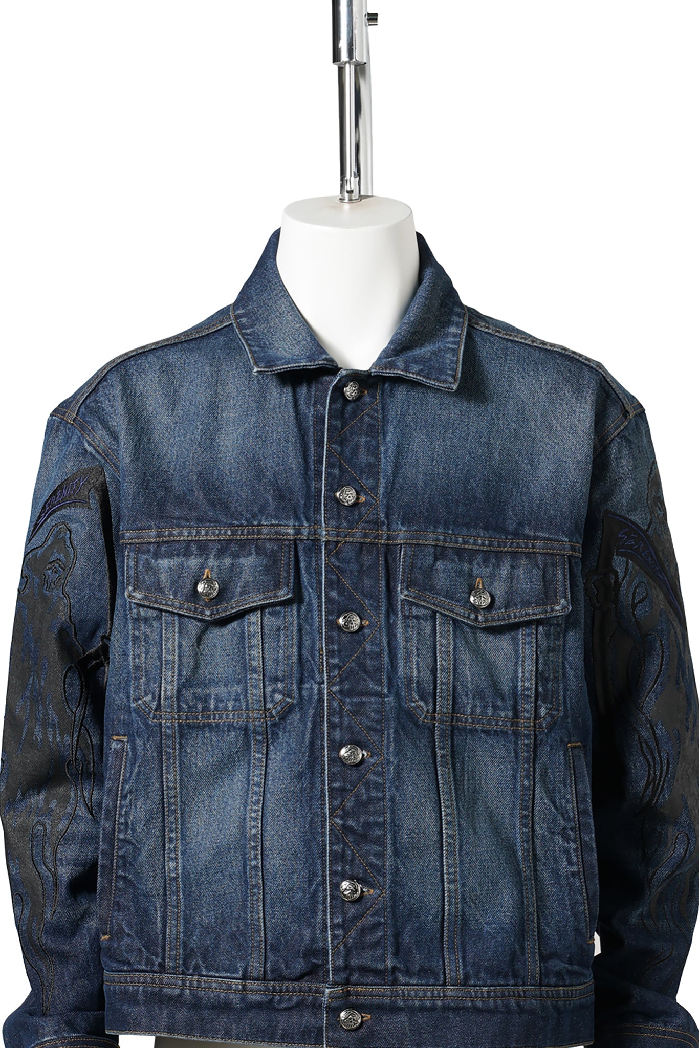 REAPER DENIM TRUCKER JACKET / FADED INDIGO