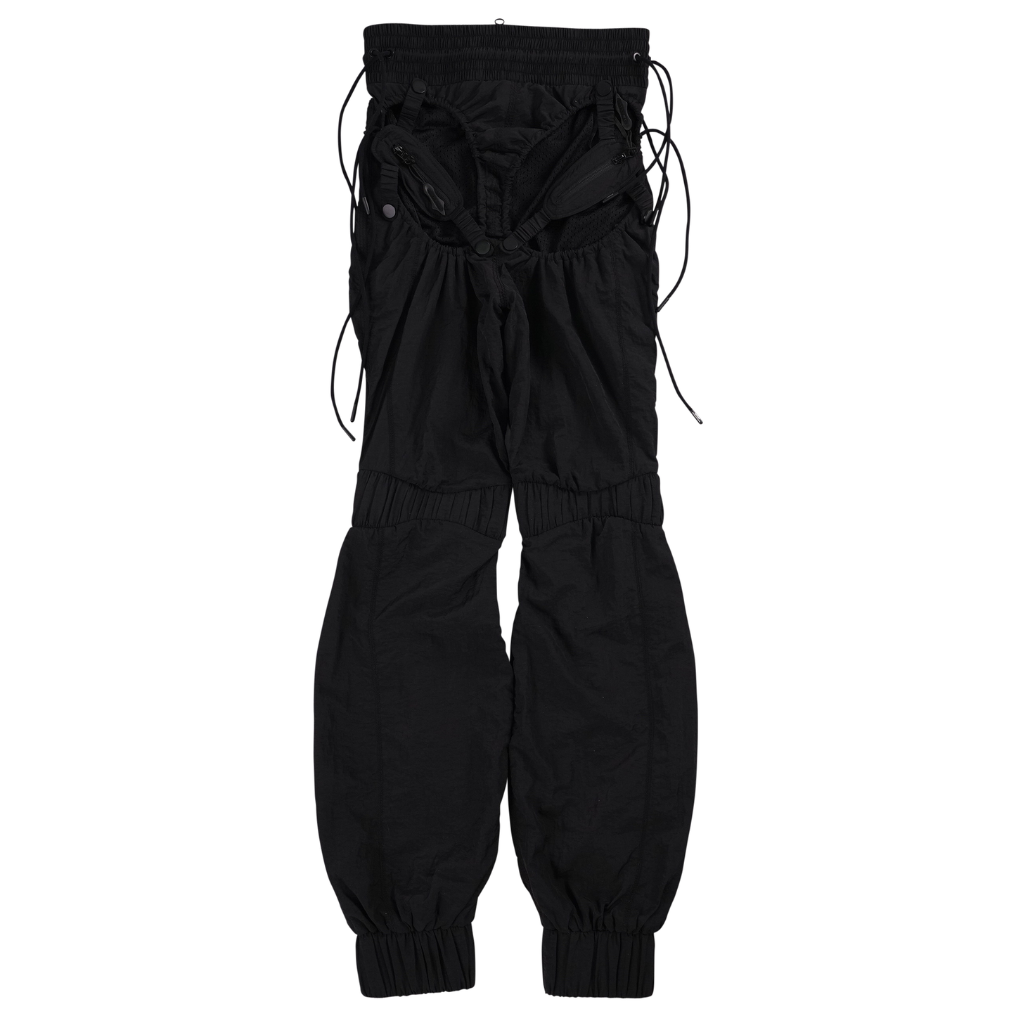 CUTOUT BELL PANTS / BLACK