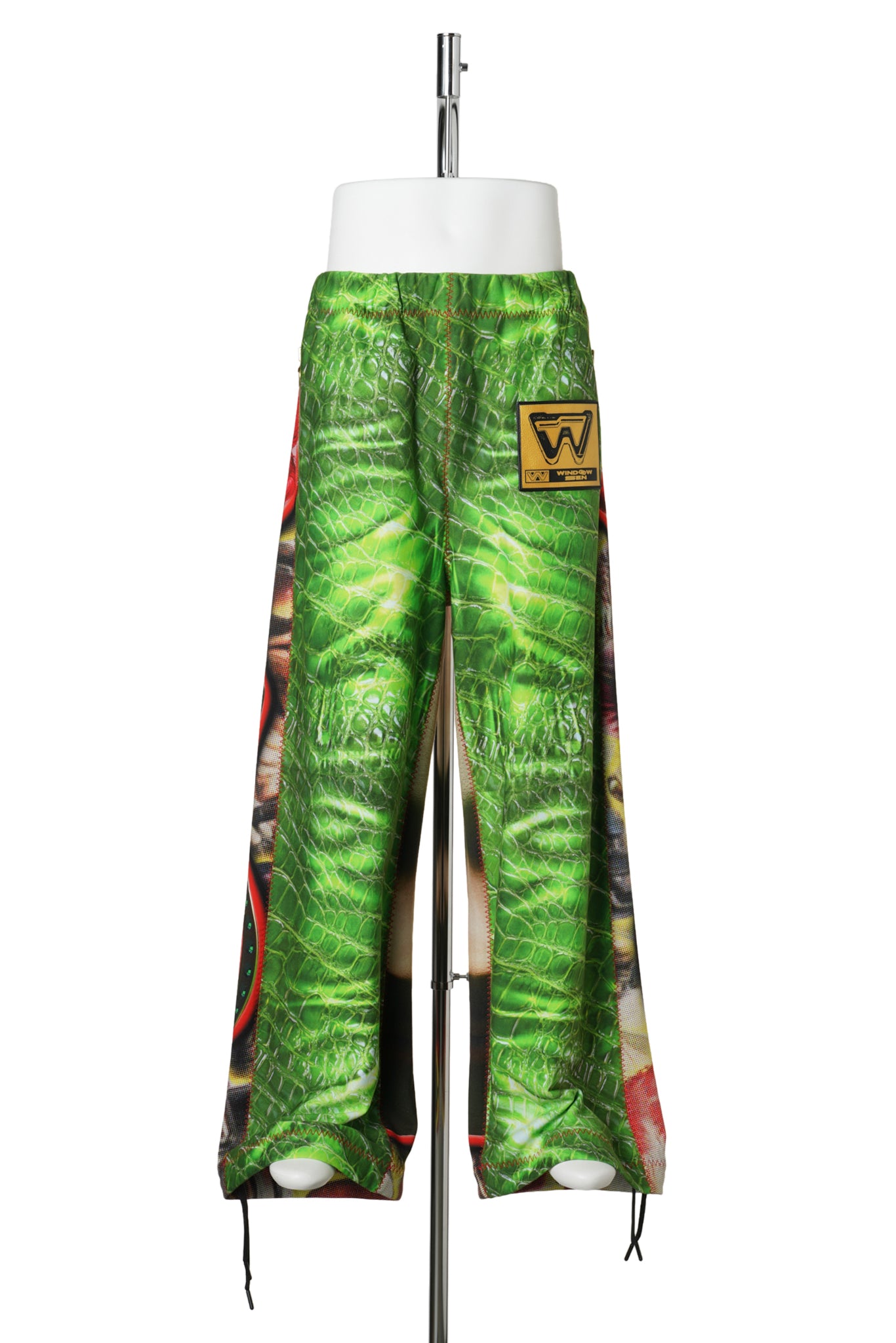 PRINTED LOOSE-FIT SWEATPANTS / GREEN