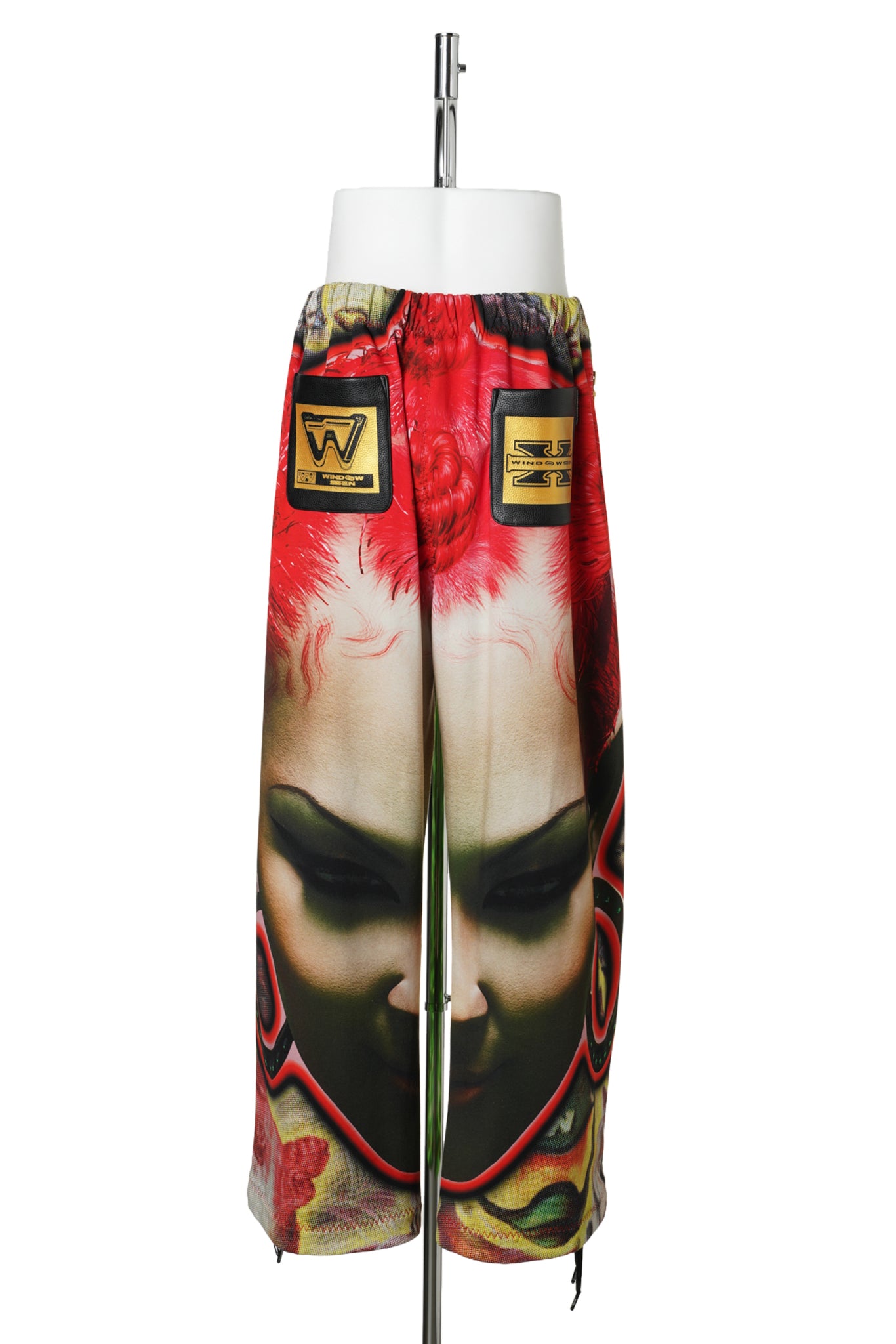 PRINTED LOOSE-FIT SWEATPANTS / GREEN