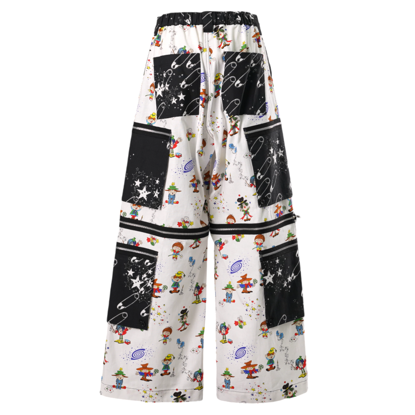 2 WAY 8 POCKETS TROUSERS / KIDS SAFETY PIN/STAR