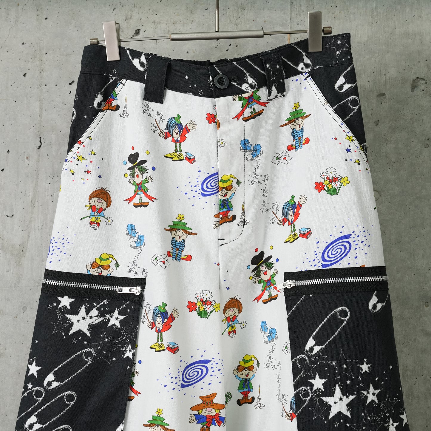 2 WAY 8 POCKETS TROUSERS / KIDS SAFETY PIN/STAR