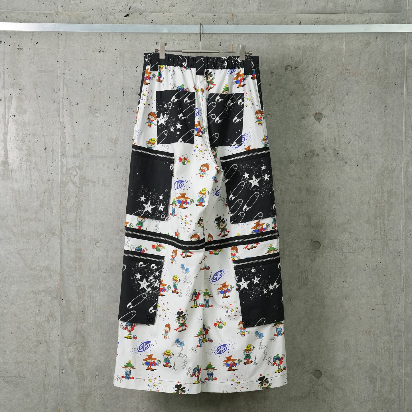 2 WAY 8 POCKETS TROUSERS / KIDS SAFETY PIN/STAR