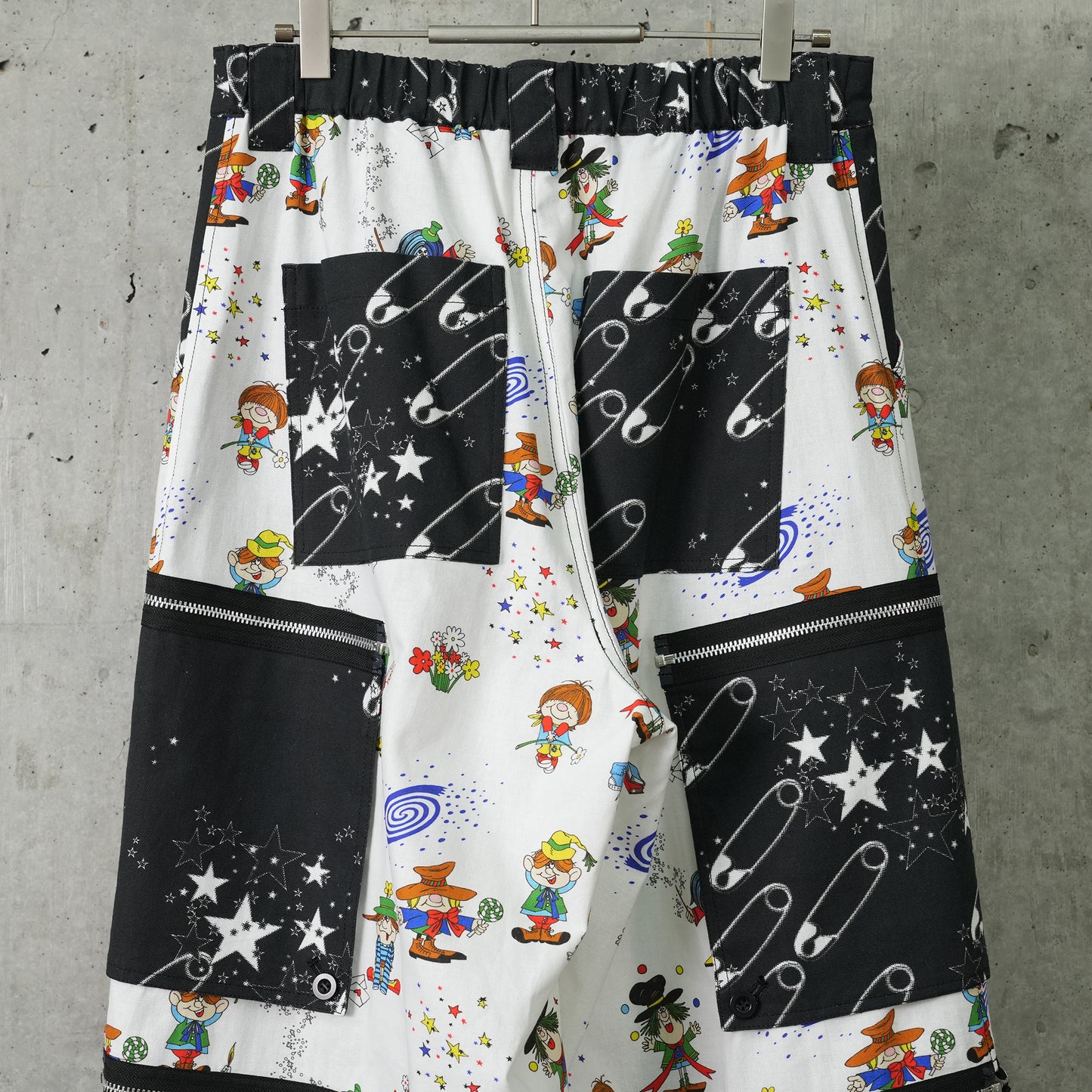 2 WAY 8 POCKETS TROUSERS / KIDS SAFETY PIN/STAR