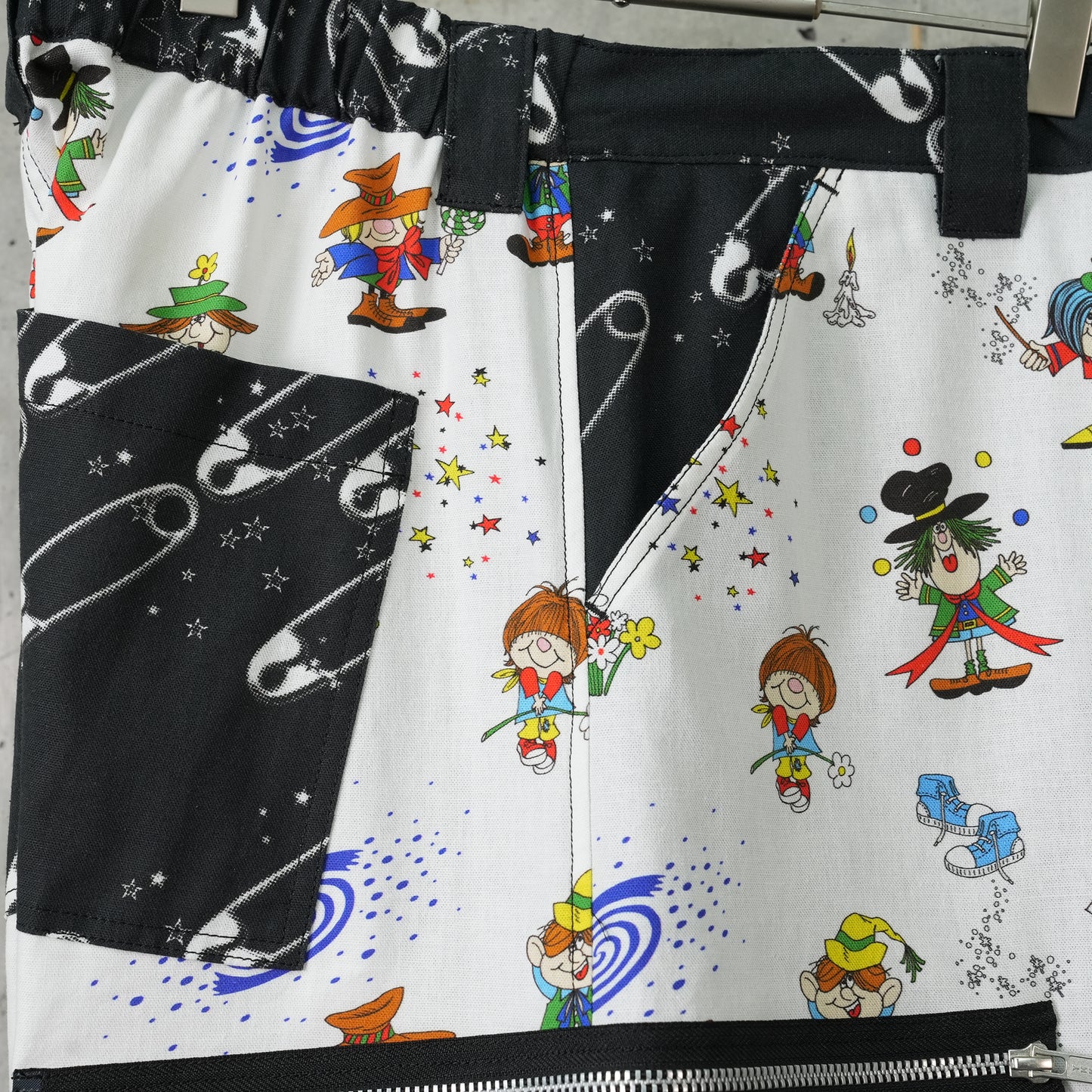 2 WAY 8 POCKETS TROUSERS / KIDS SAFETY PIN/STAR