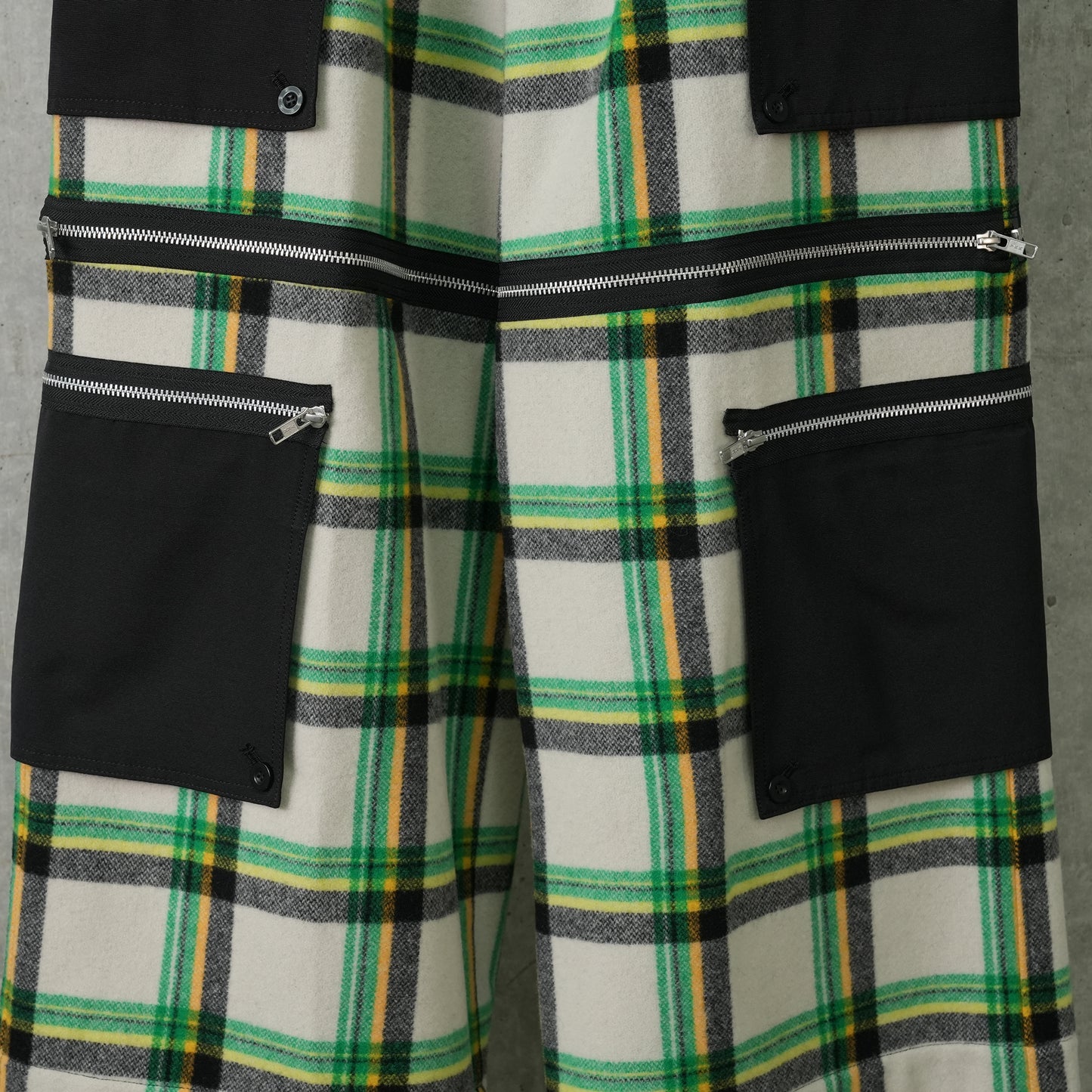 2 WAY 8 POCKETS TROUSERS / MELTON PLAID