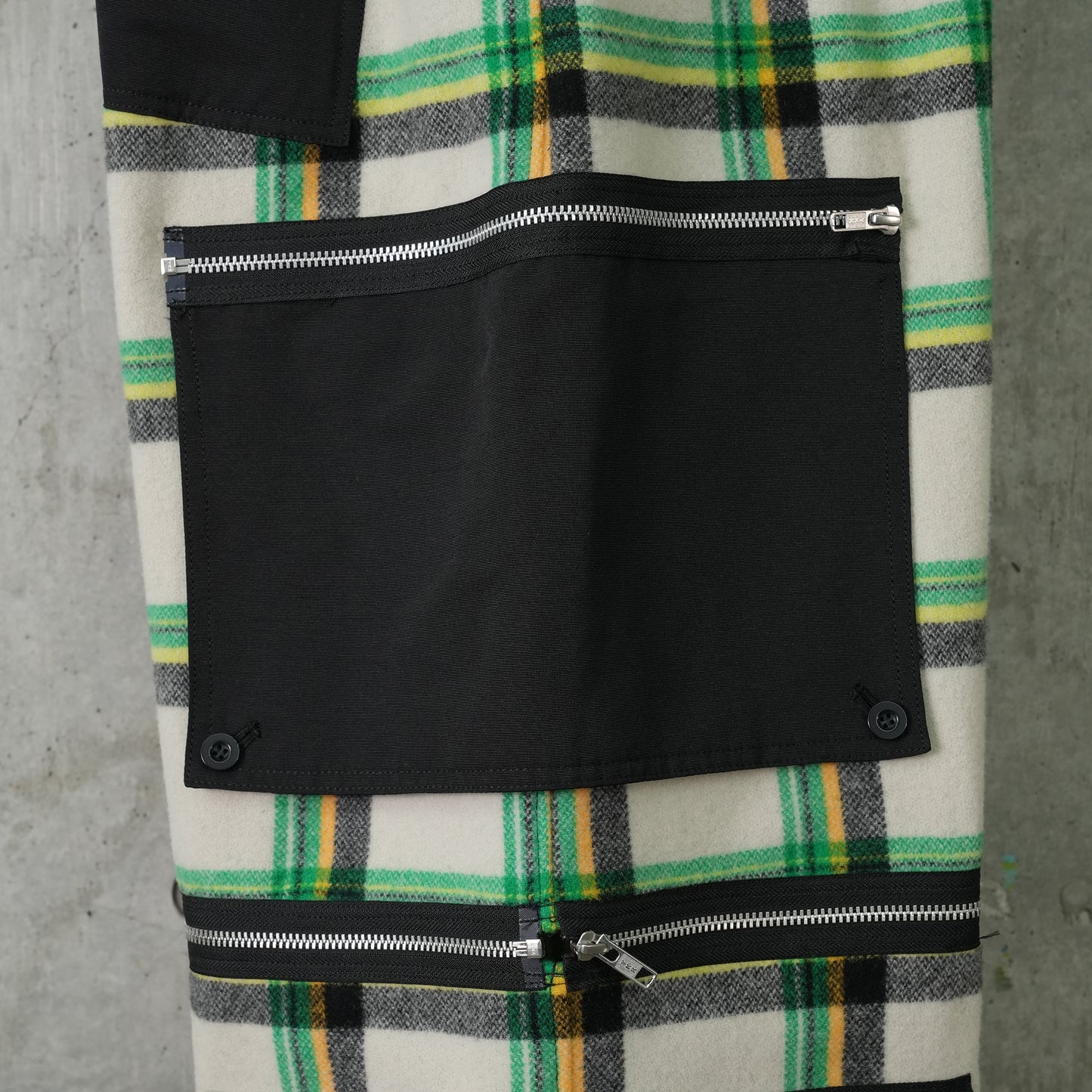 2 WAY 8 POCKETS TROUSERS / MELTON PLAID