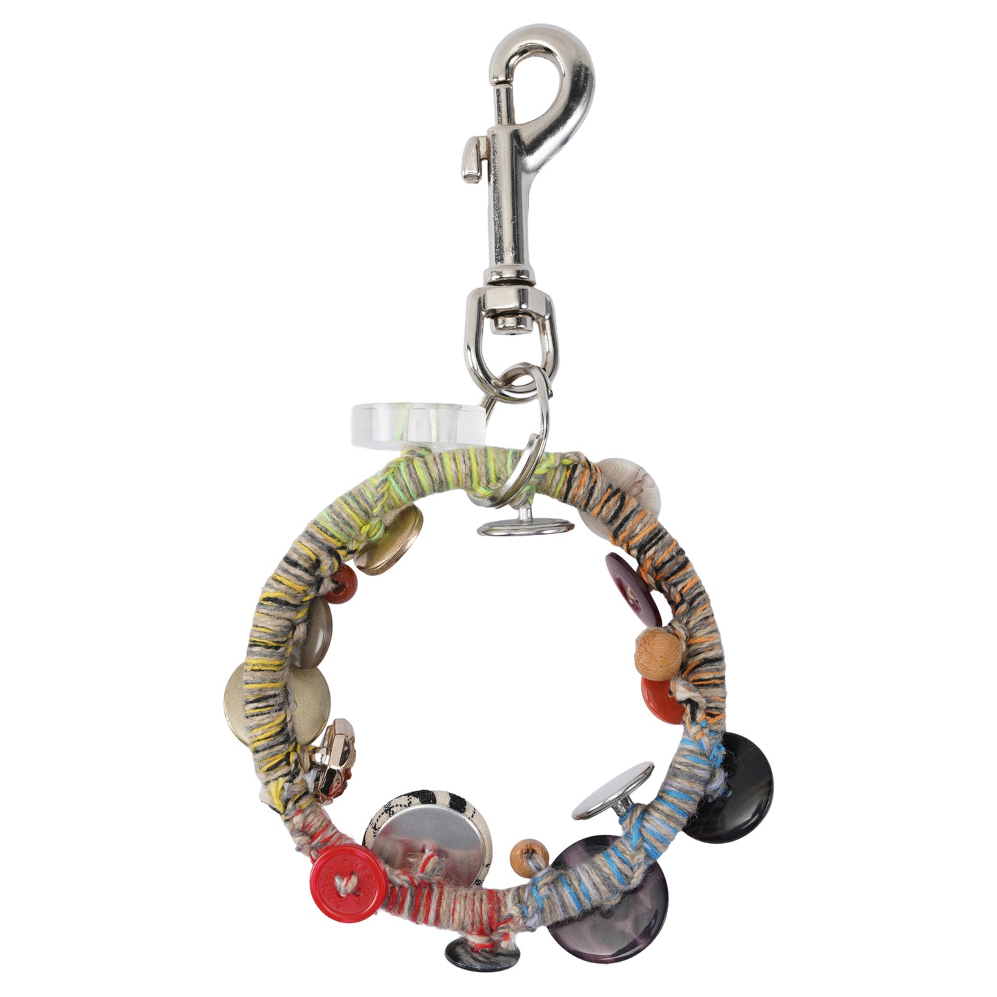 BUTTON CHARM KEY RING / BUTTONS