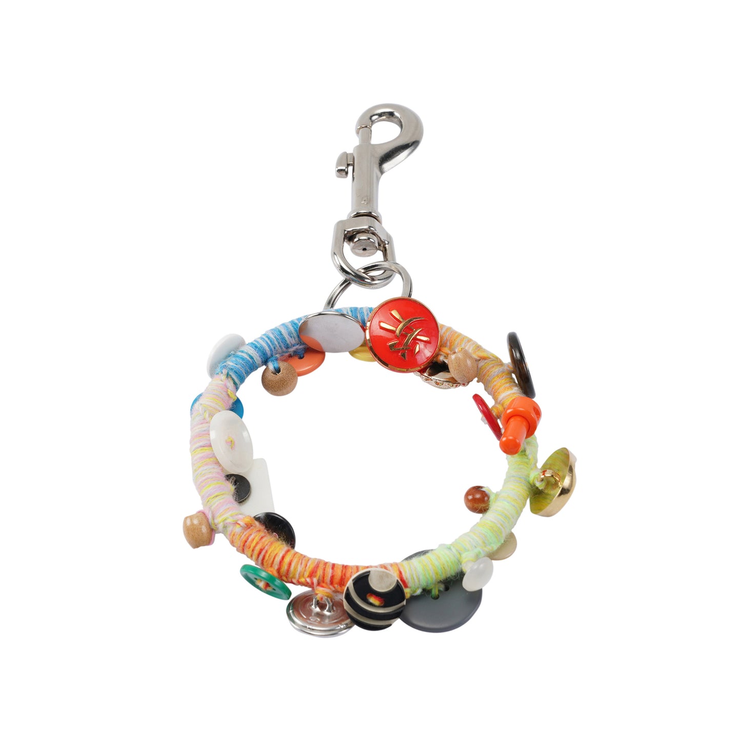 BUTTON CHARM KEY RING / BUTTONS