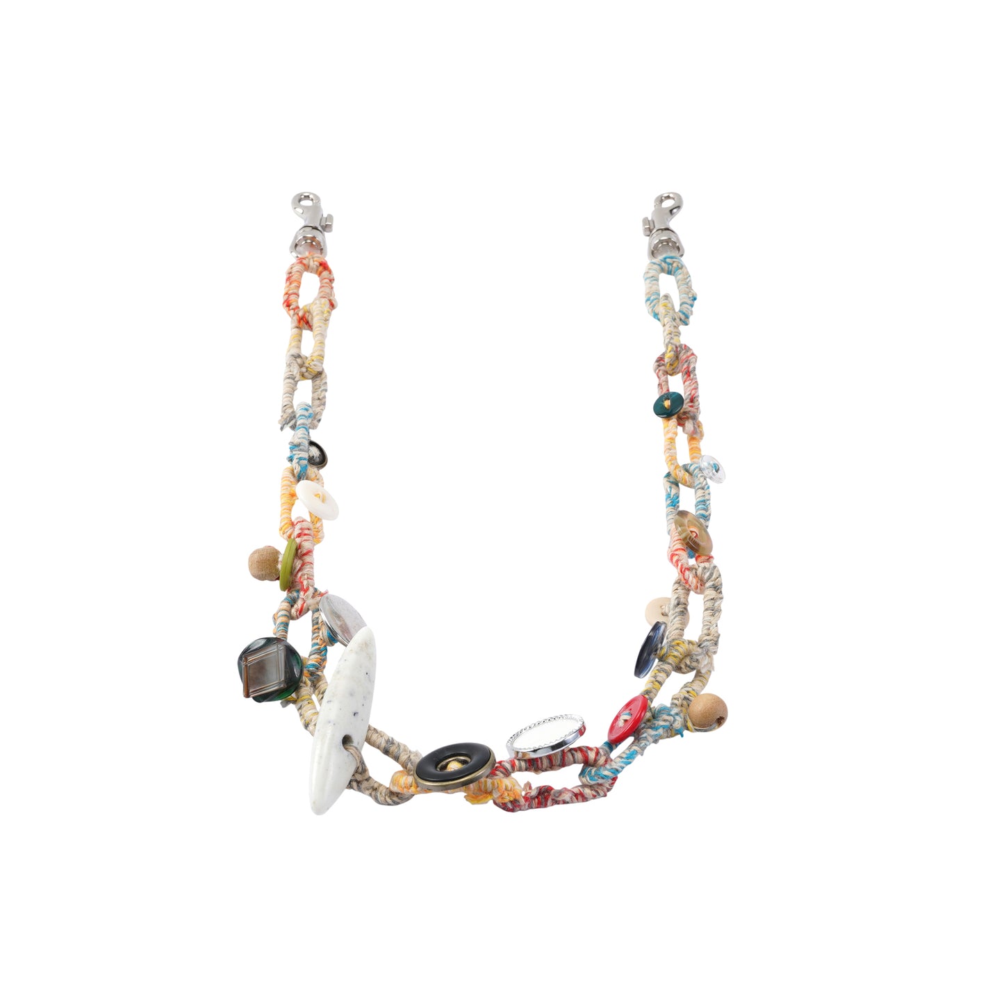 BUTTON CHARM NECKLACE / BUTTONS