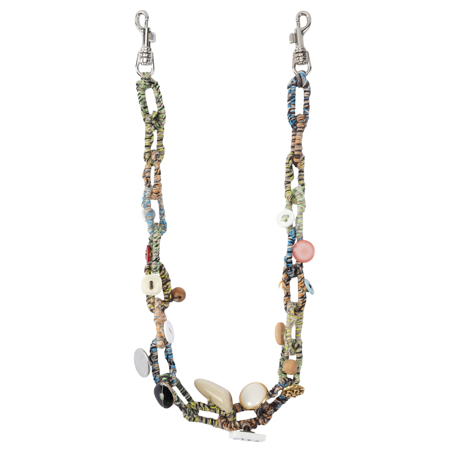 BUTTON CHARM NECKLACE / BUTTONS