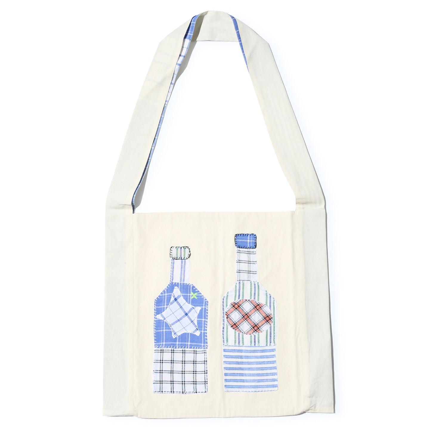 FLAT SHOULDER BAG / BOTTLES