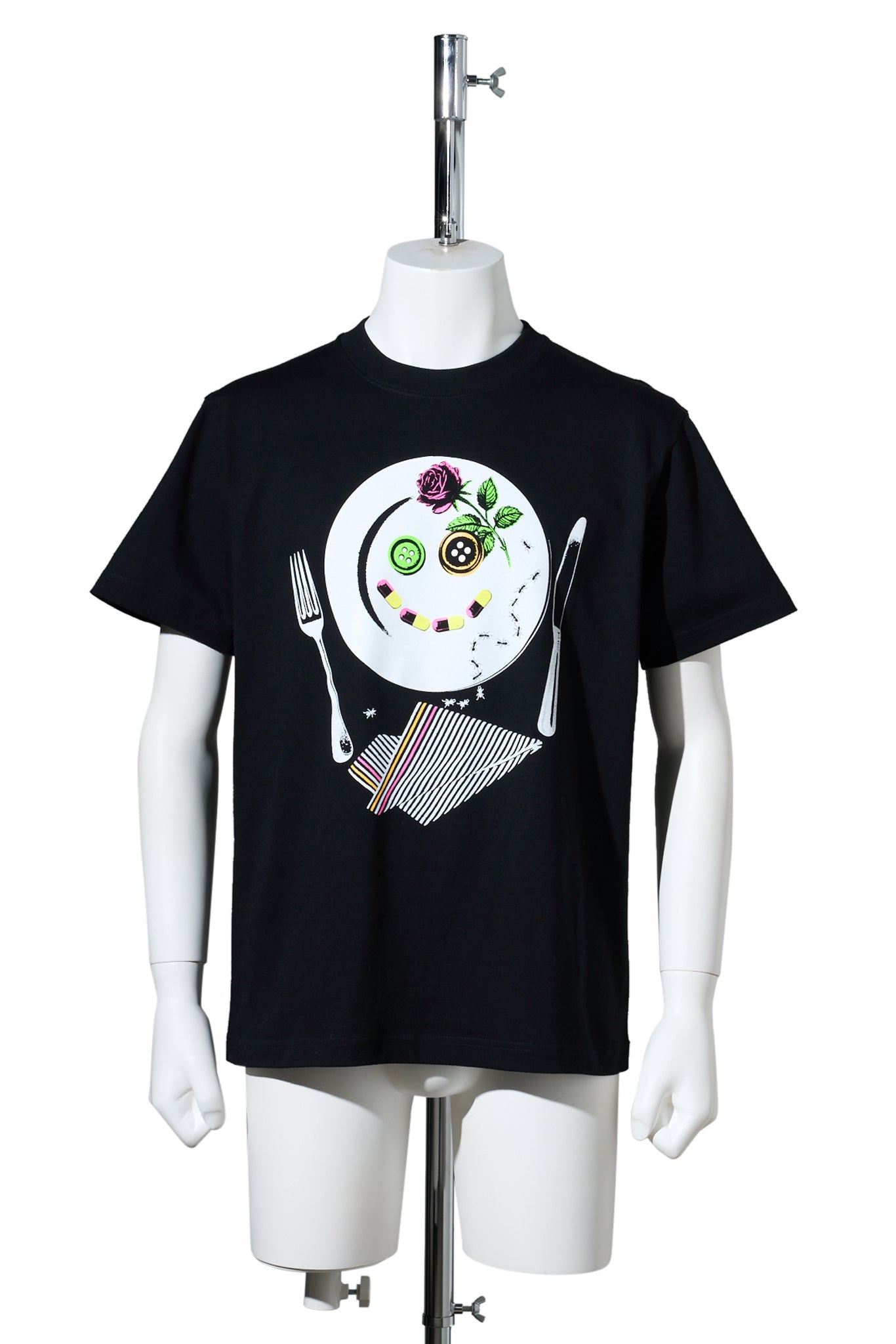 SCREEN-PRINTED T-SHIRT / DINNER IS SERVED