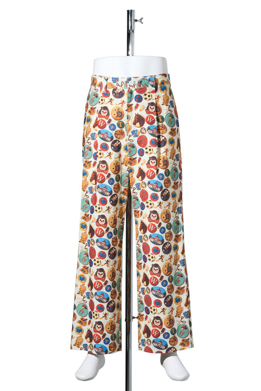 SINGLE PLEATS TROUSERS / BADGES