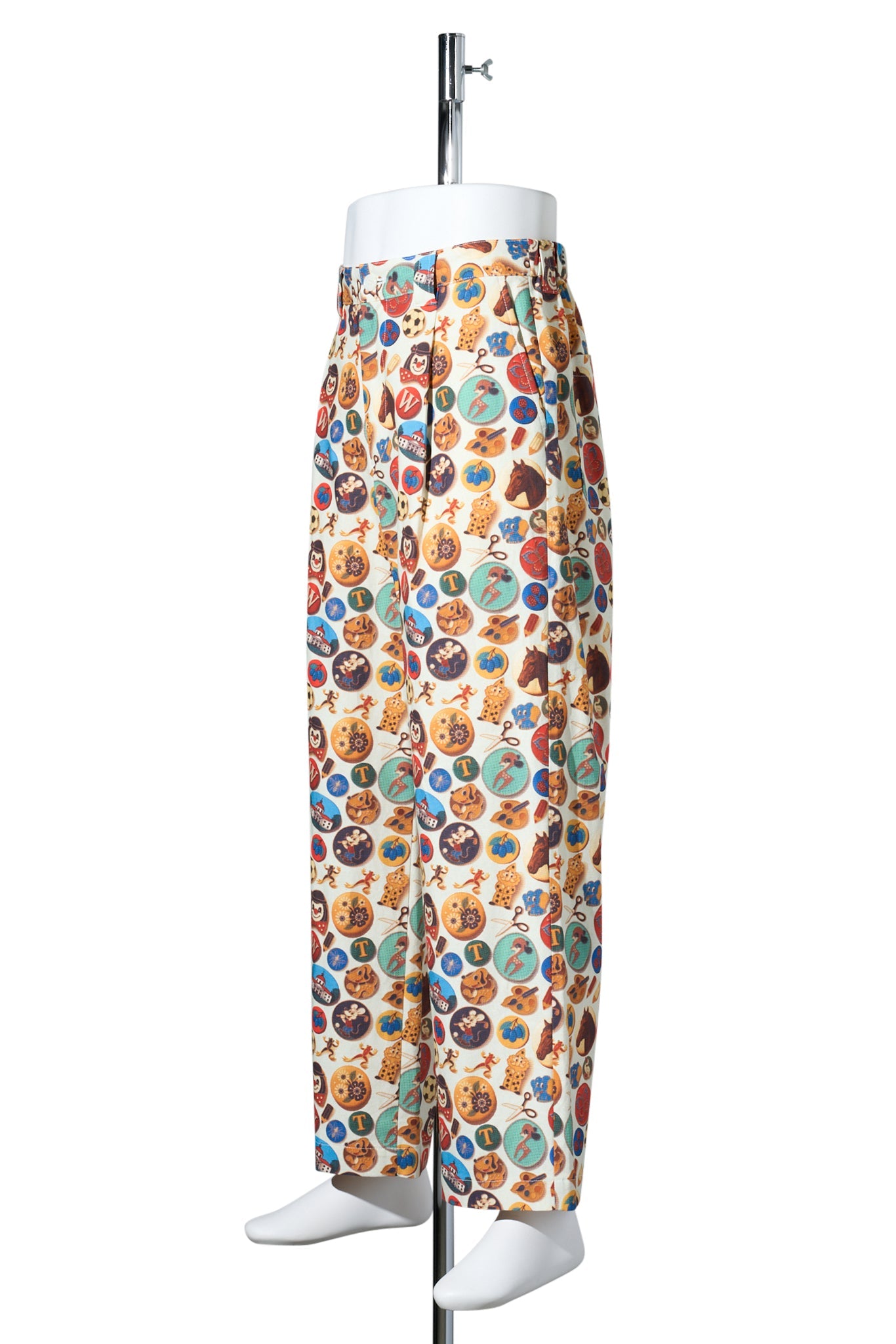 SINGLE PLEATS TROUSERS / BADGES