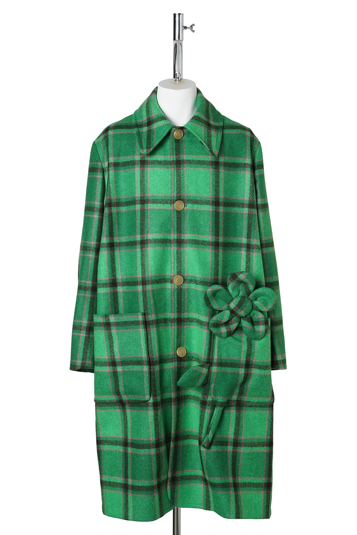 FLOWER POWER KHIVA COAT / CC1 FERN GREEN / LIGHT ROSE