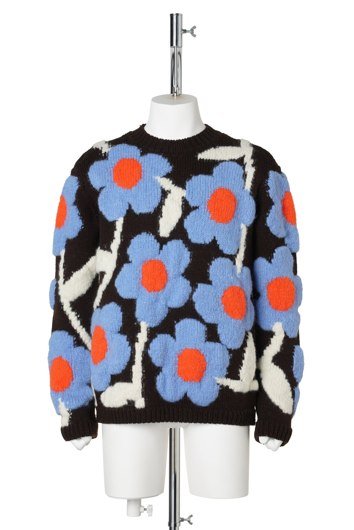 FLOWER POWER KNIT / DARK BROWN