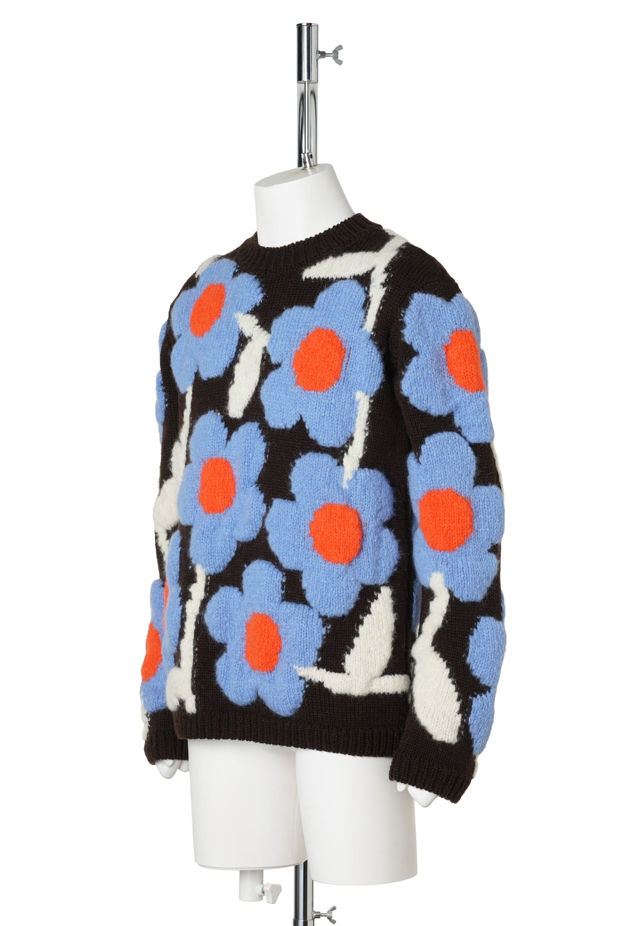 FLOWER POWER KNIT / DARK BROWN