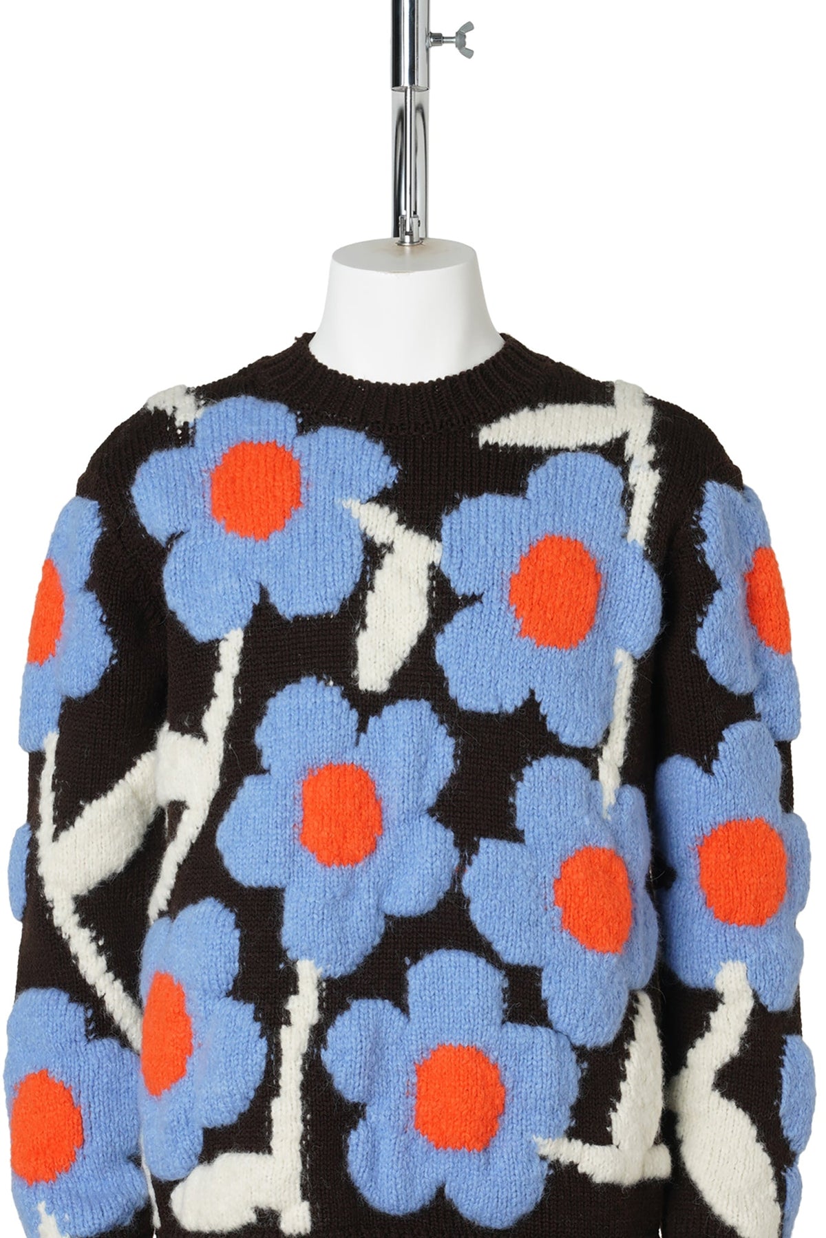 FLOWER POWER KNIT / DARK BROWN