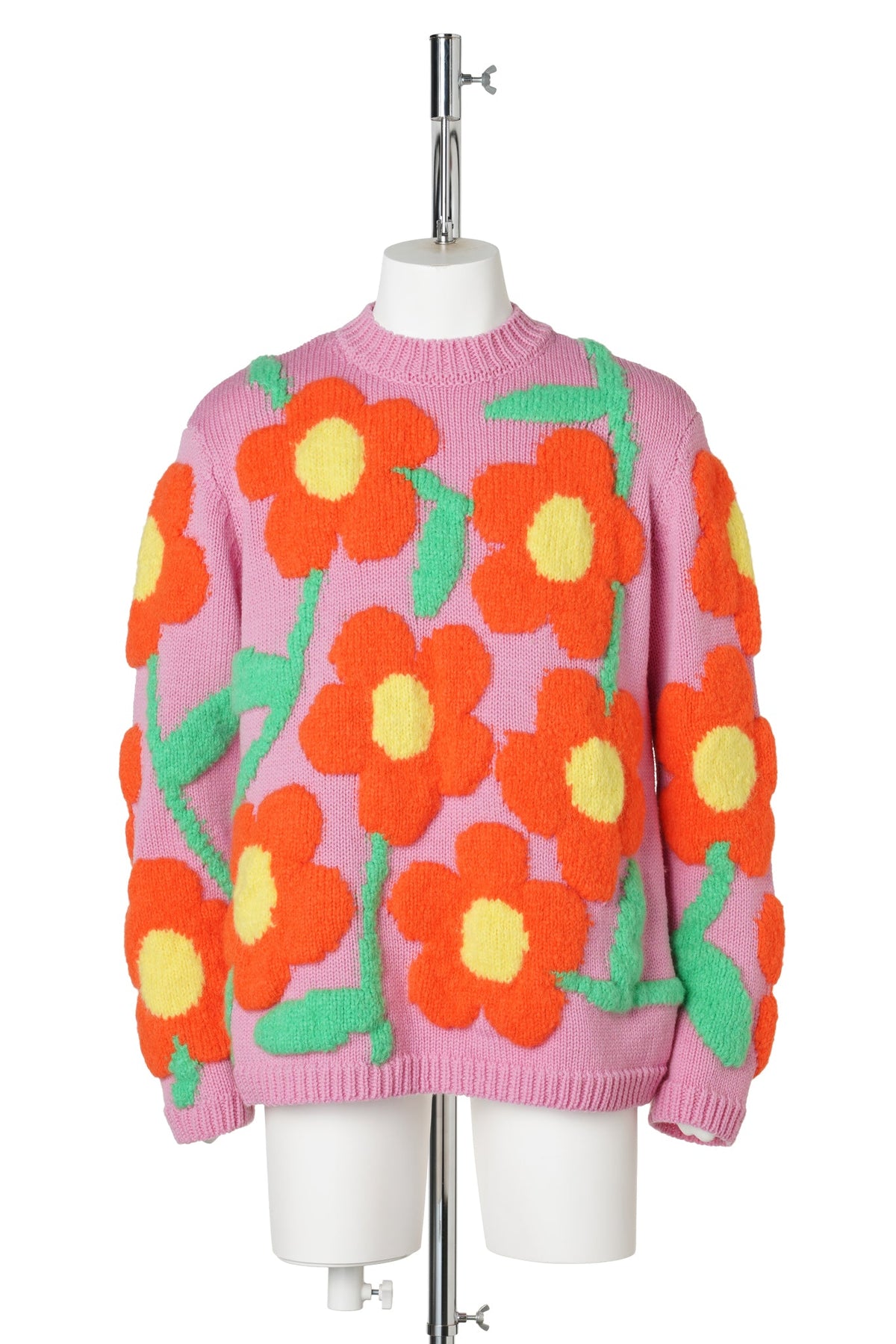 FLOWER POWER KNIT / LIGHT ROSE