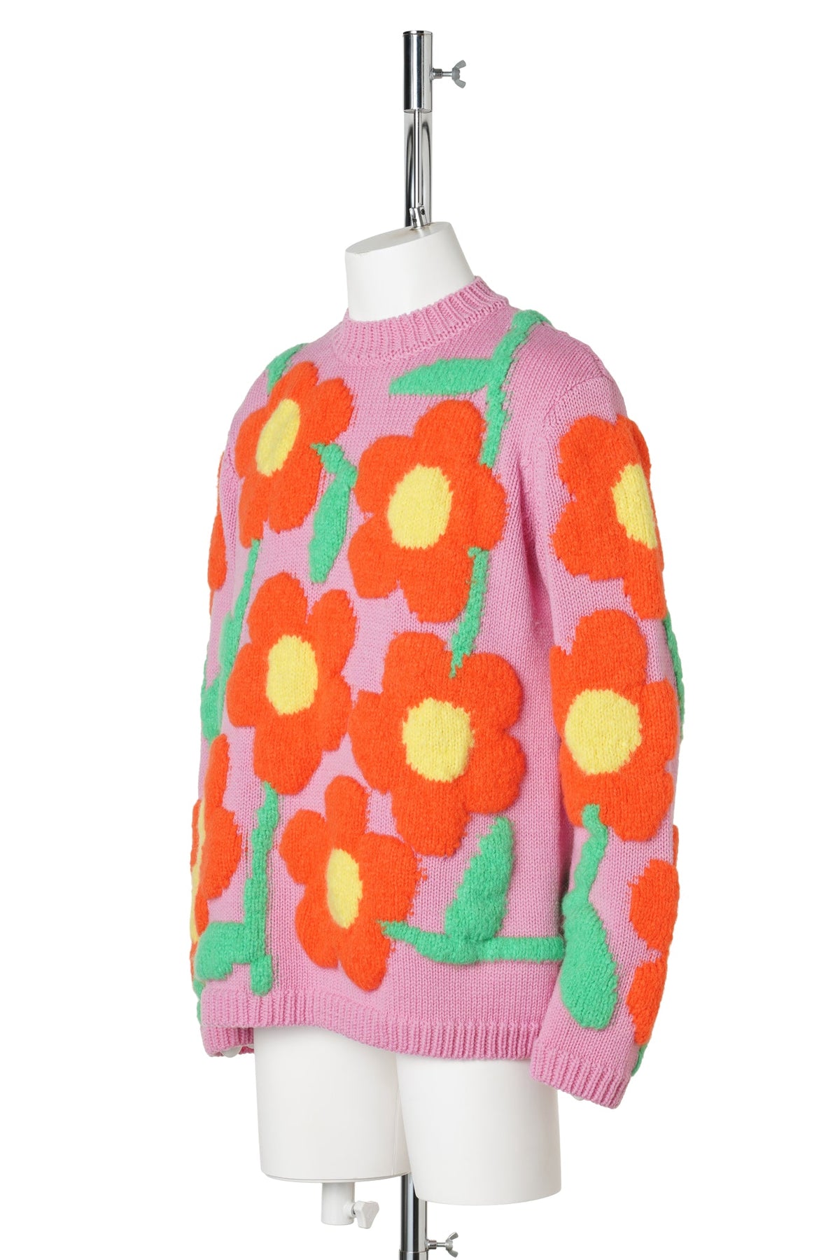 FLOWER POWER KNIT / LIGHT ROSE