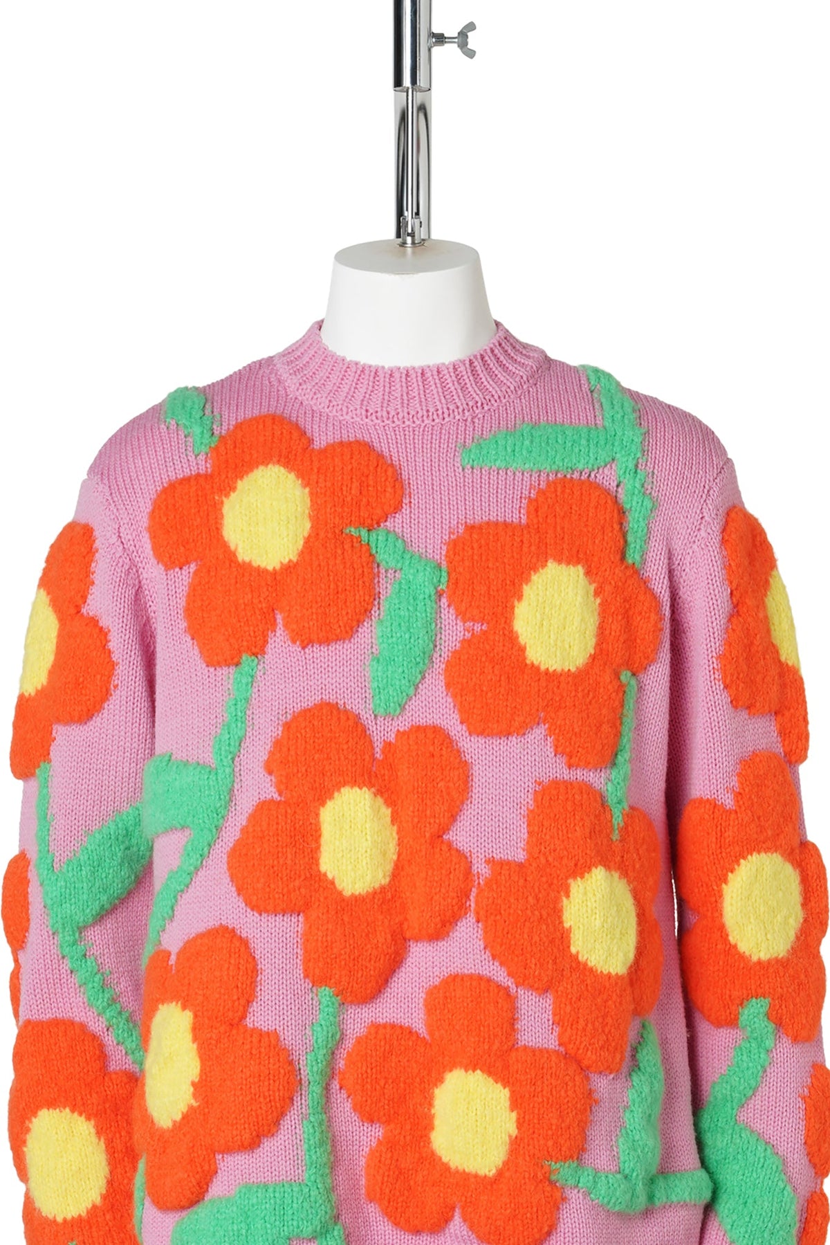FLOWER POWER KNIT / LIGHT ROSE