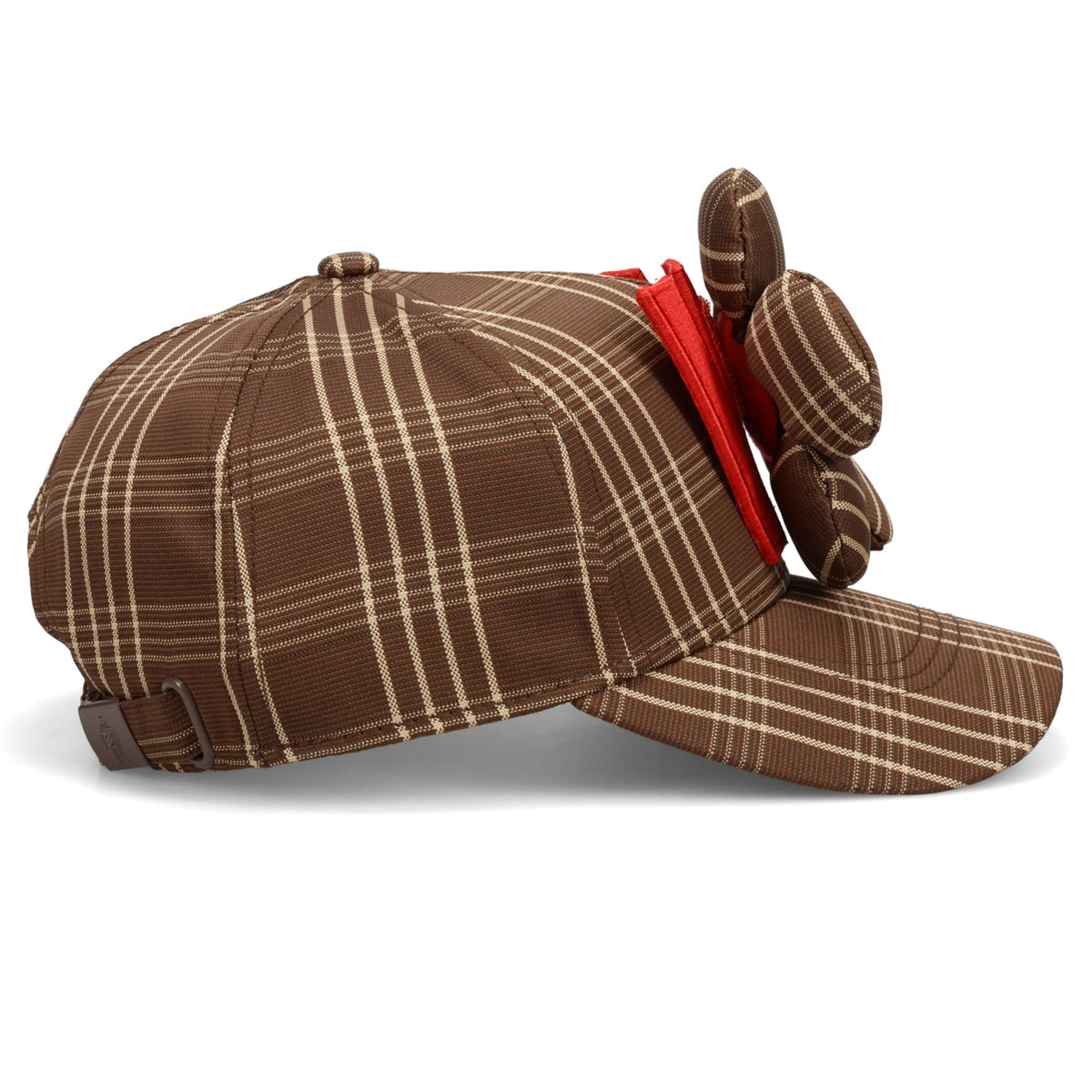 FLOWER CAP / BROWN CHECK