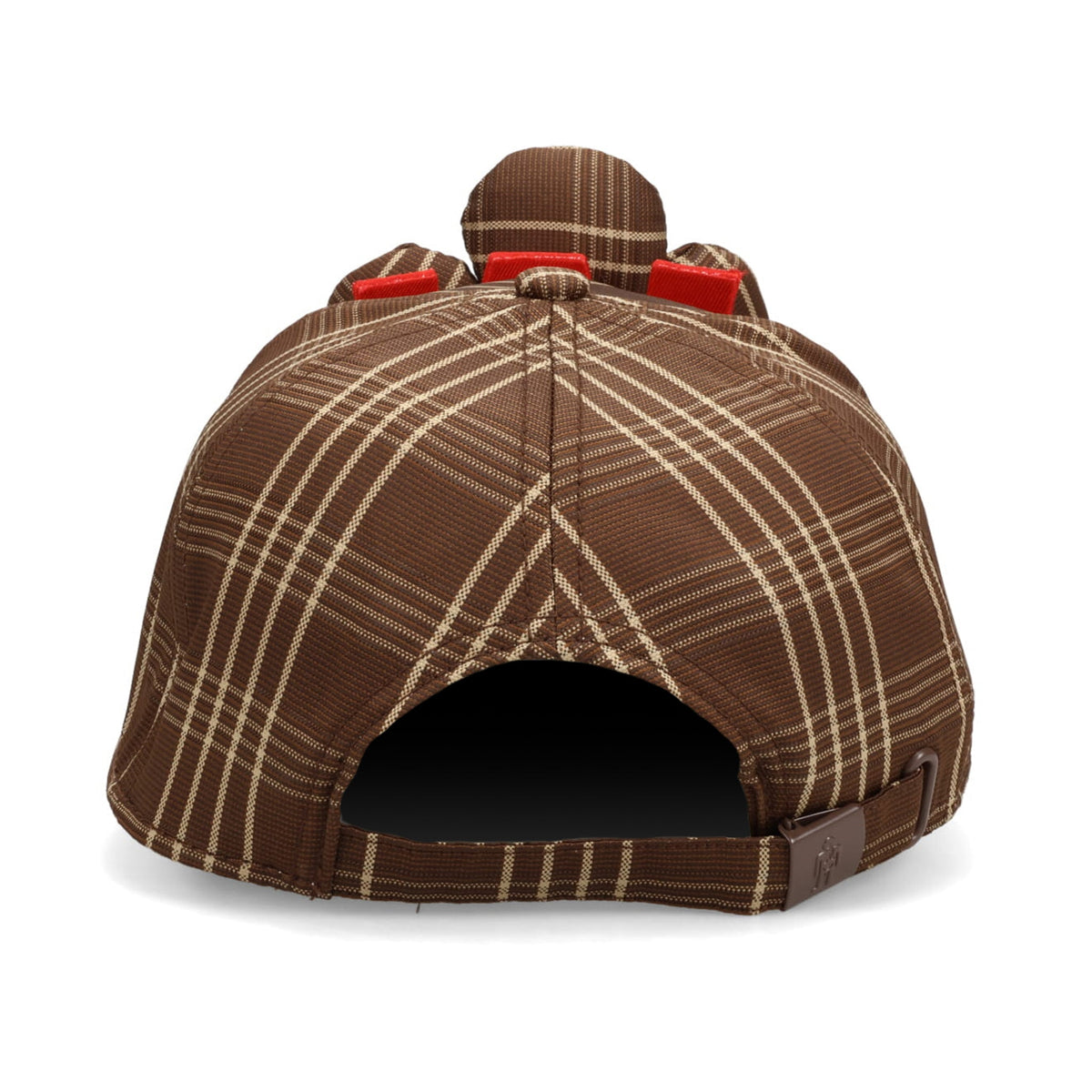 FLOWER CAP / BROWN CHECK