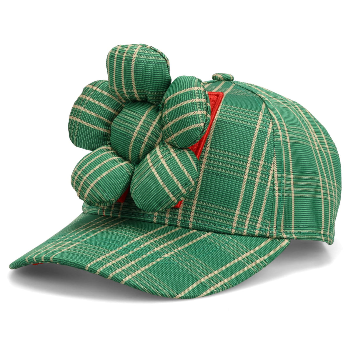 FLOWER CAP / FERN GREEN CHECK
