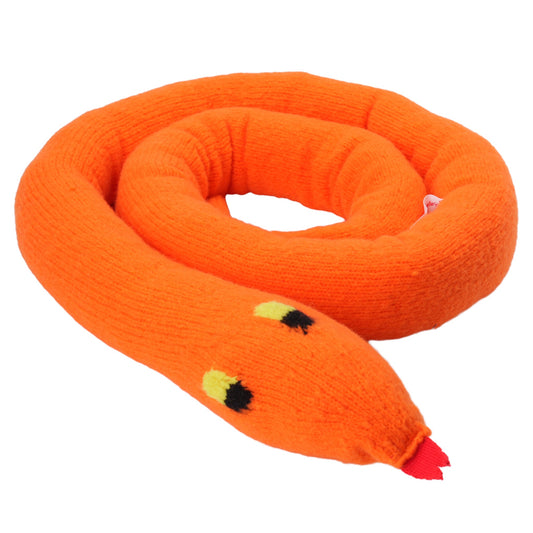 SNAKE SCARF / ORANGE